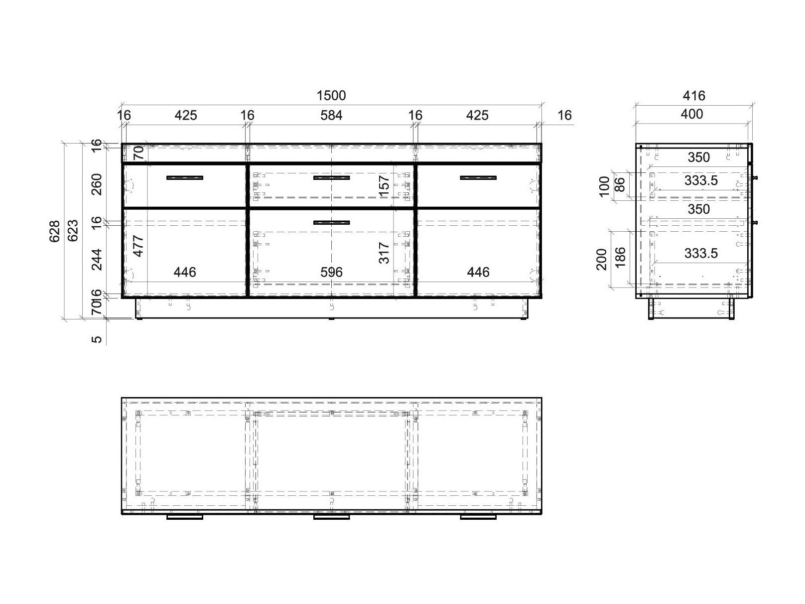 Έπιπλο τηλεόρασης Balelbu 100