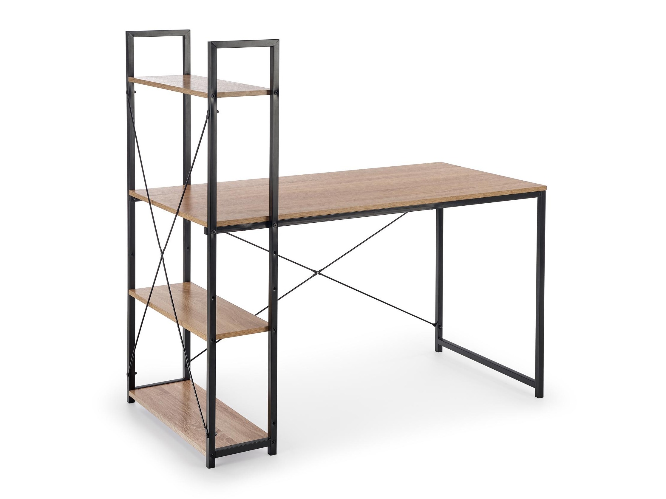 Γραφείο Houston 1888 (Sonoma οξιά + Μαύρο)