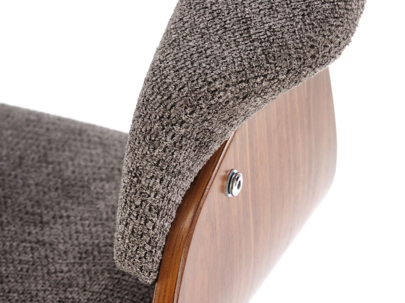 Καρέκλα Houston 1597 (Γκρι + Καρυδί)