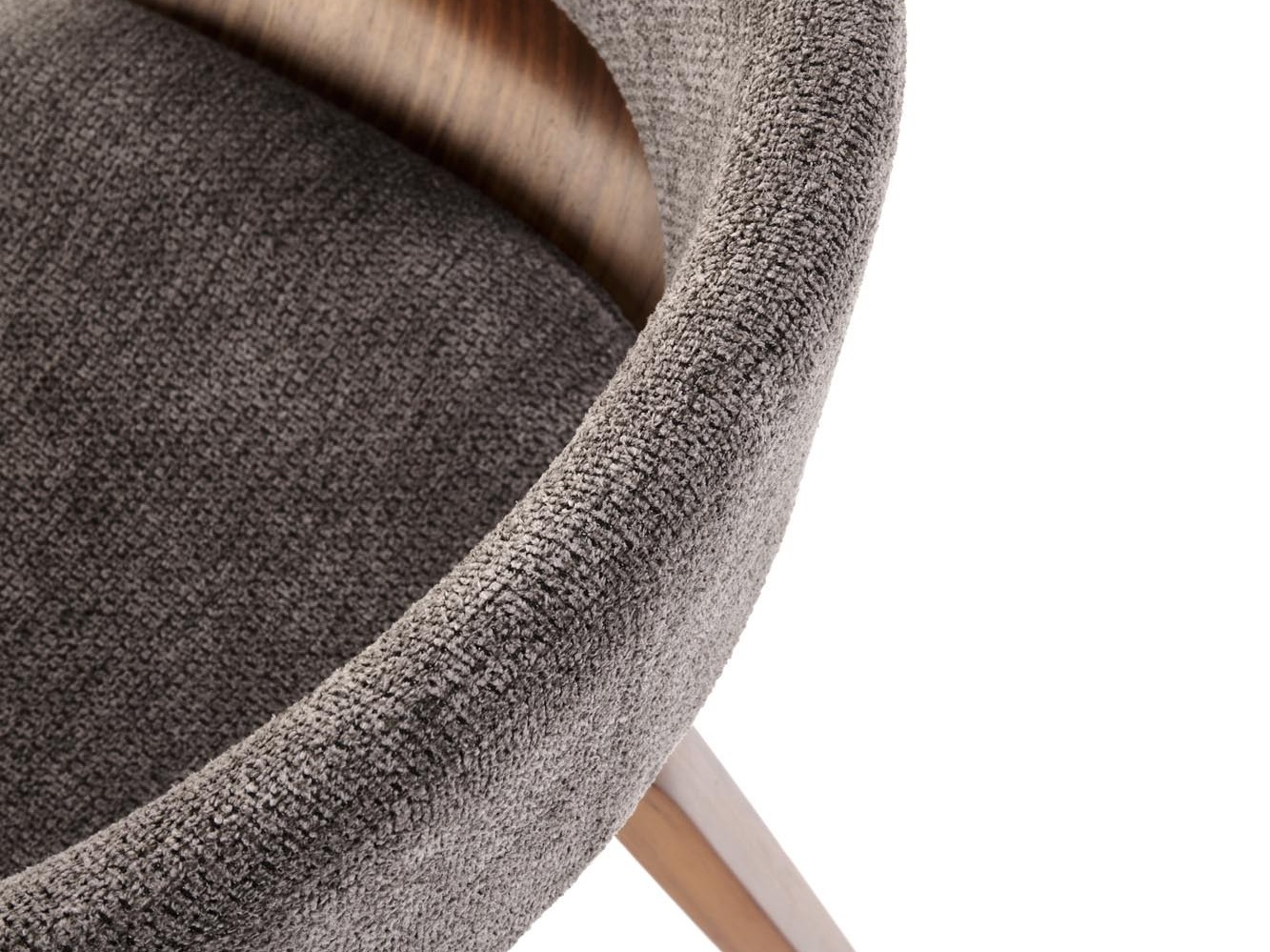 Καρέκλα Houston 1597 (Γκρι + Καρυδί)