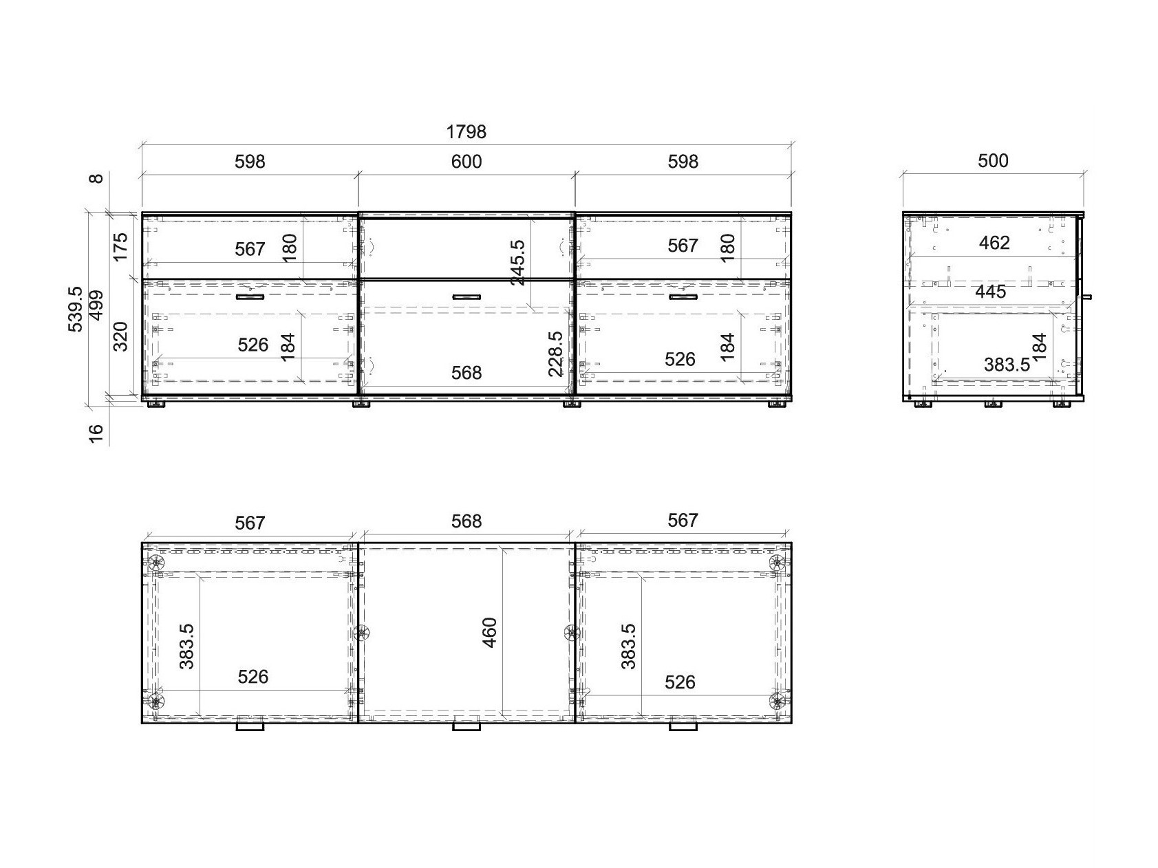 Σετ επίπλων σαλονιού Alnue 107