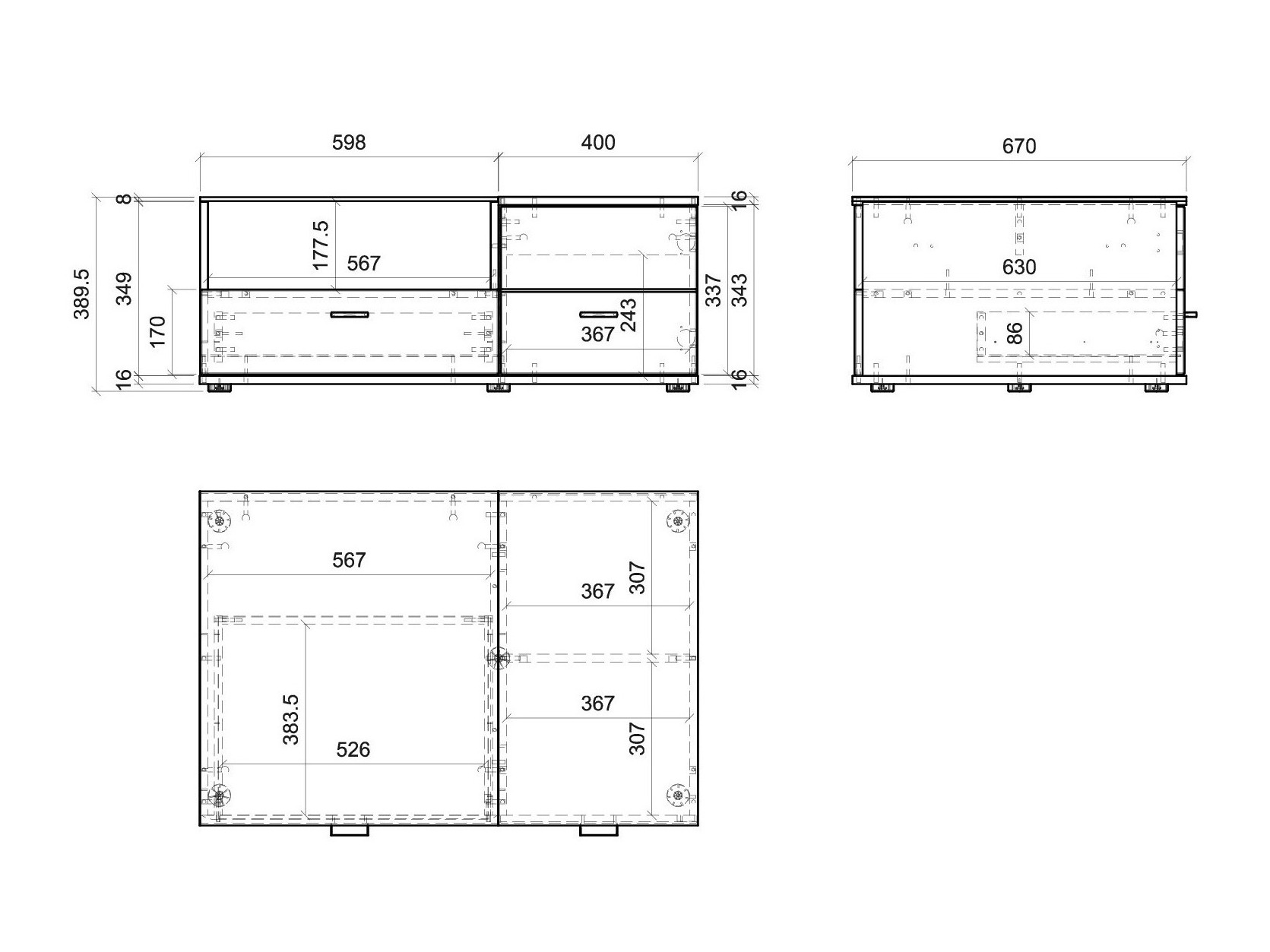 Τραπεζάκι σαλονιού Alnue 106