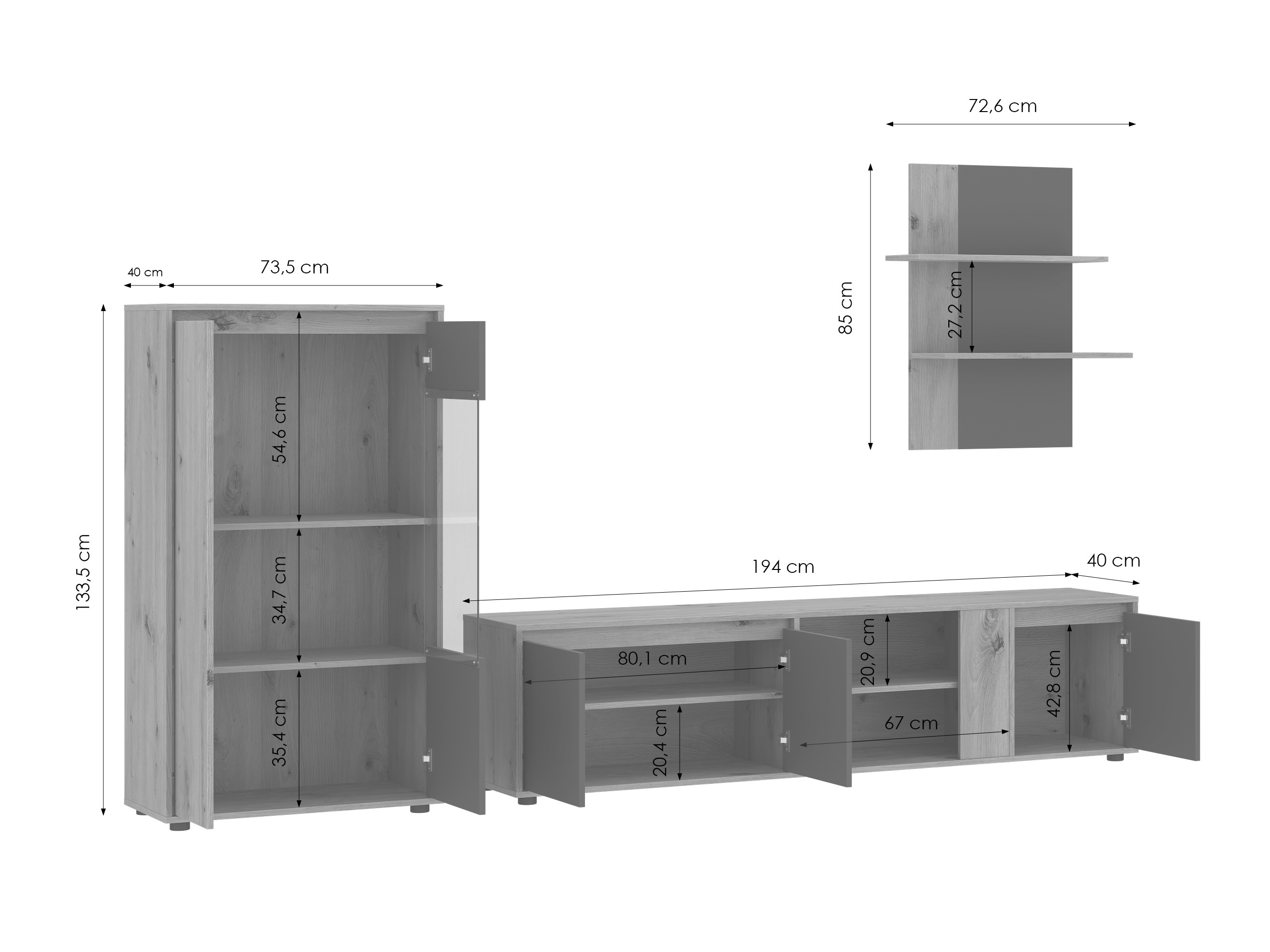 Σετ επίπλων σαλονιού Ontario 226