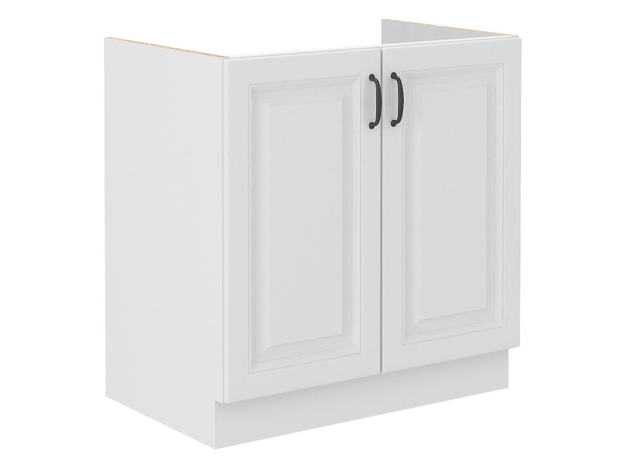 Modular sink cabinet with doors Retro White 121