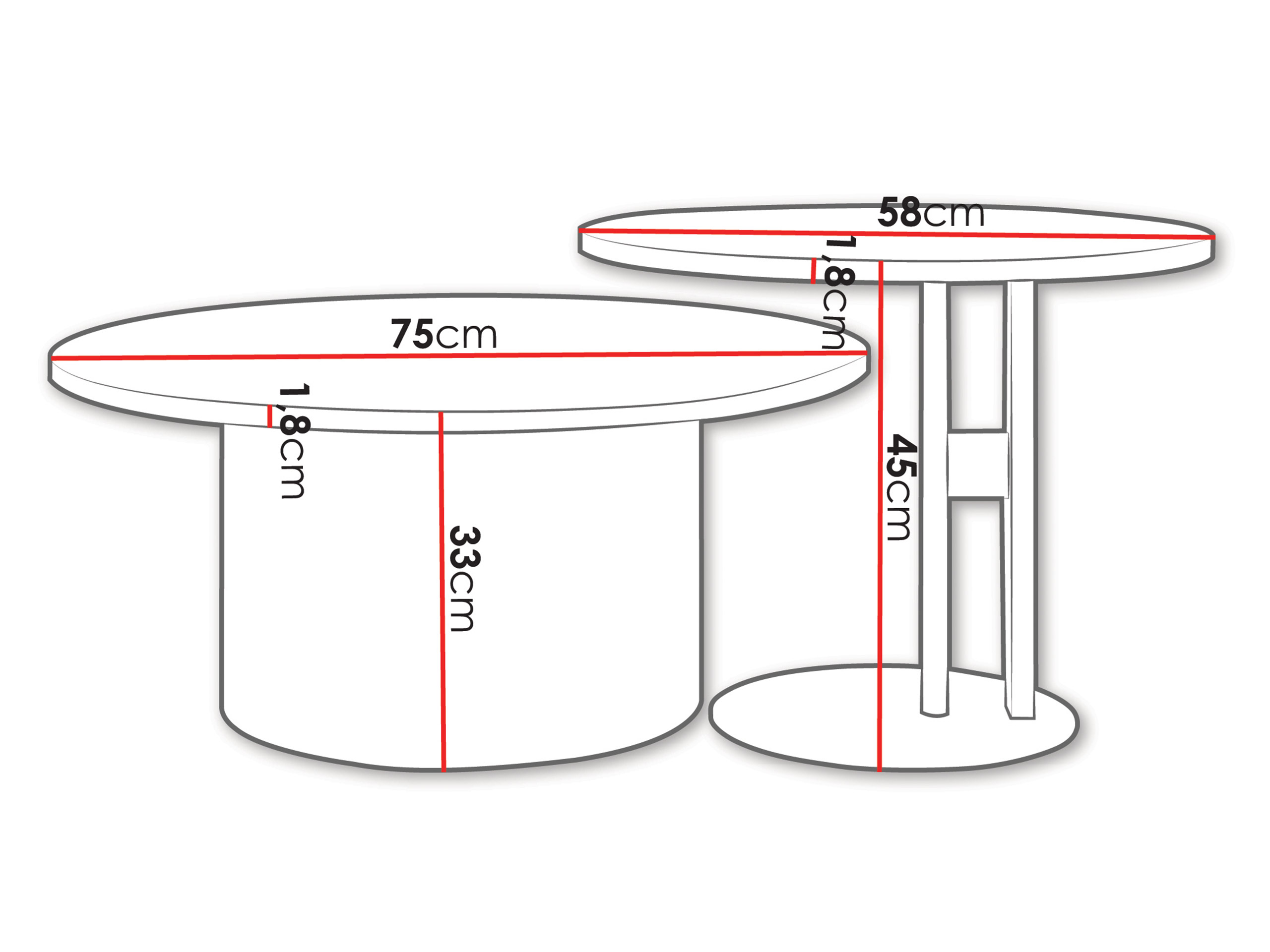 Σετ τραπεζιών σαλονιού SG4274