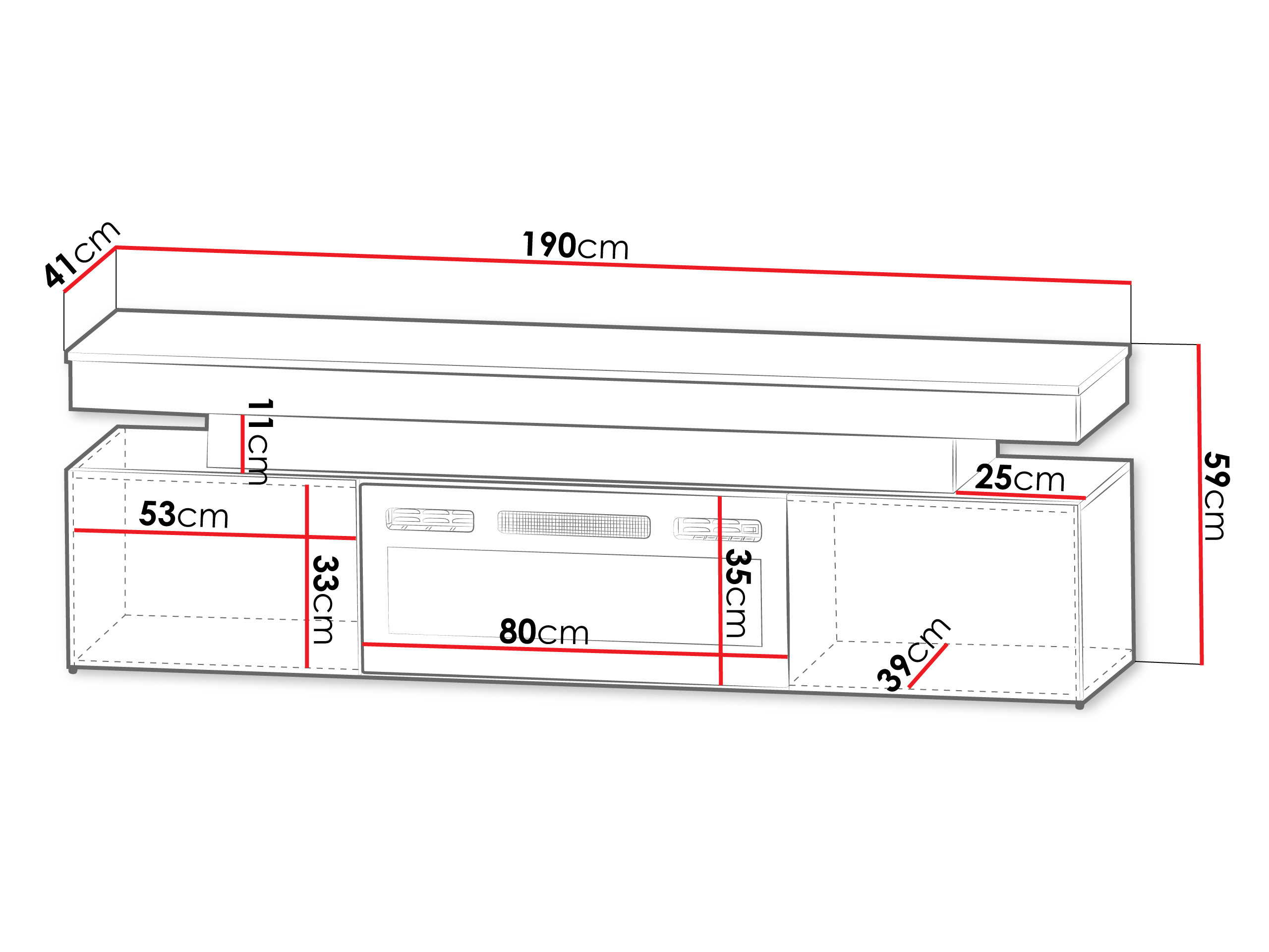 Έπιπλο τηλεόρασης SG4277