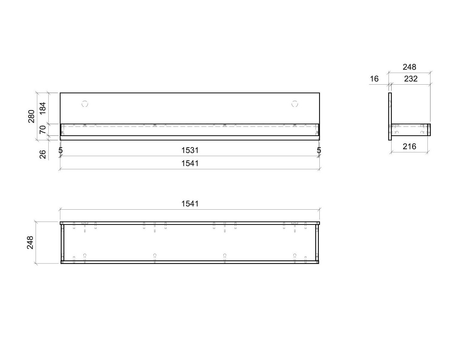 Ράφι τοίχου Ophtola 111