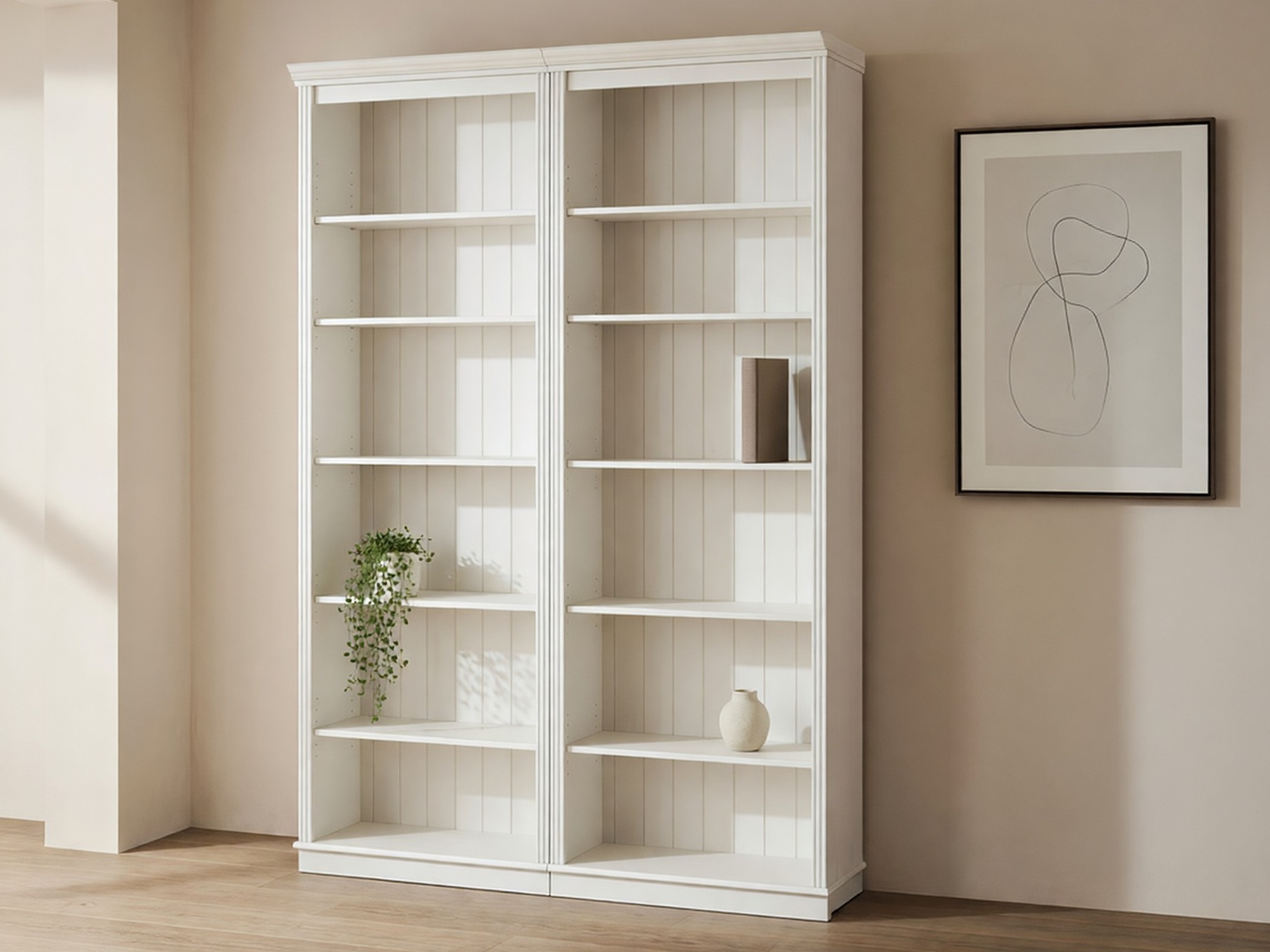 Συλλογή ραφιών Saltoro 116 (Άσπρο)