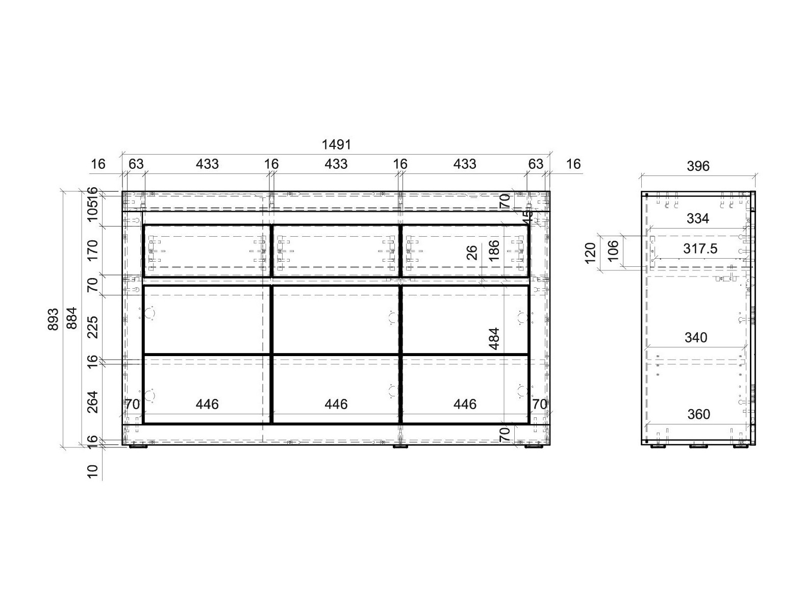 Συρταριέρα Ophtola 109