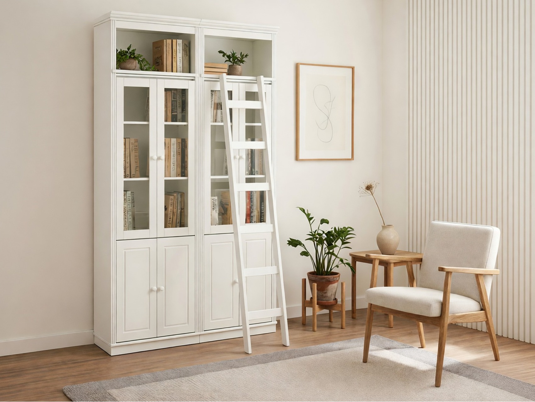 Συλλογή ραφιών Saltoro 120 (Άσπρο)