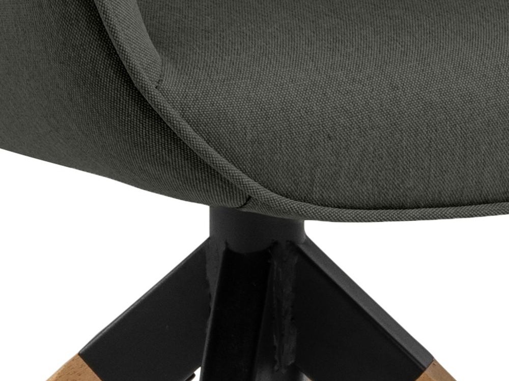 Καρέκλα Norsica 391 (Σκούρο γκρι + Ανοιχτό χρώμα ξύλου)