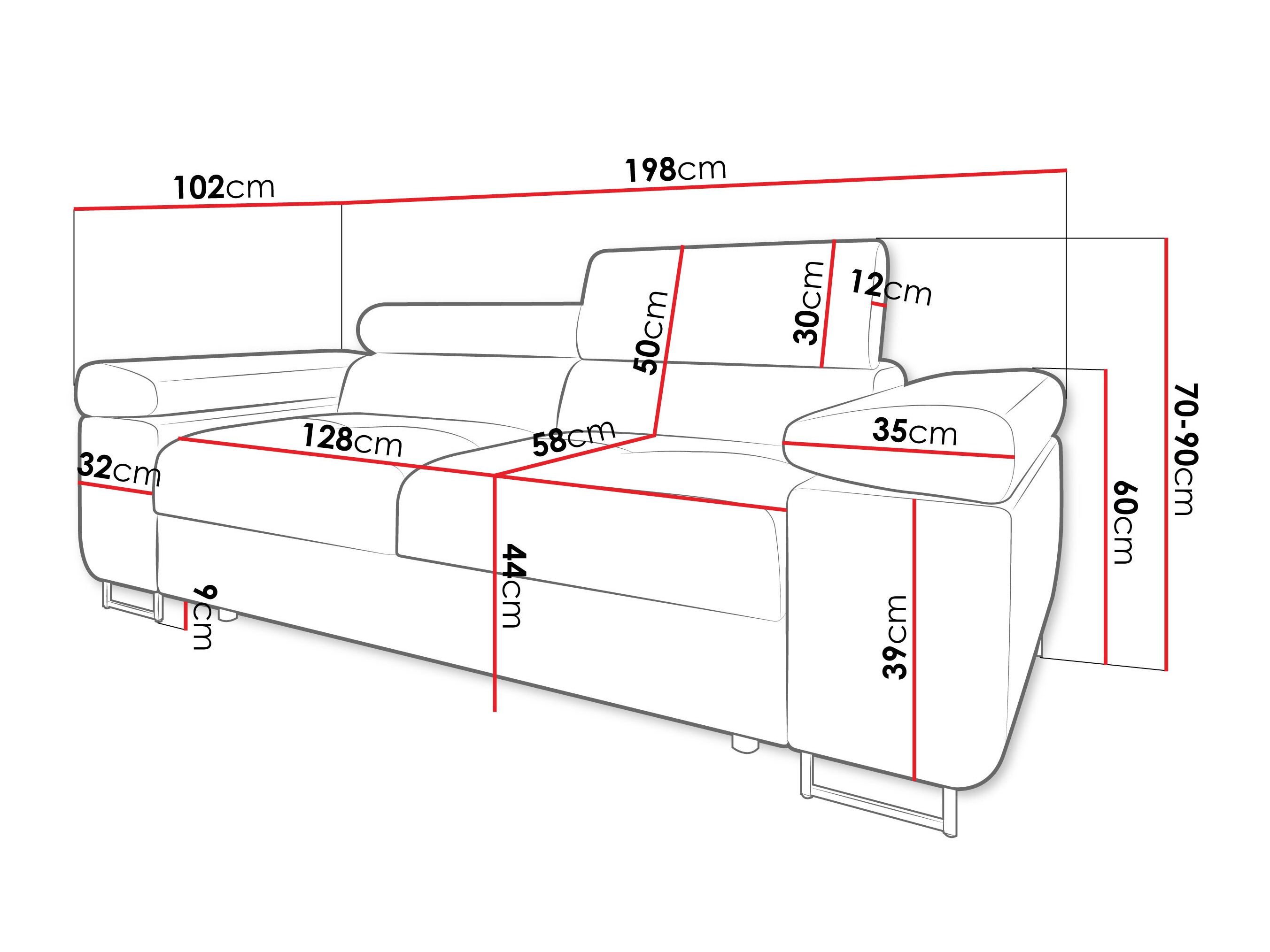 Καναπές Comfivo Vinetum II (Manila 16)