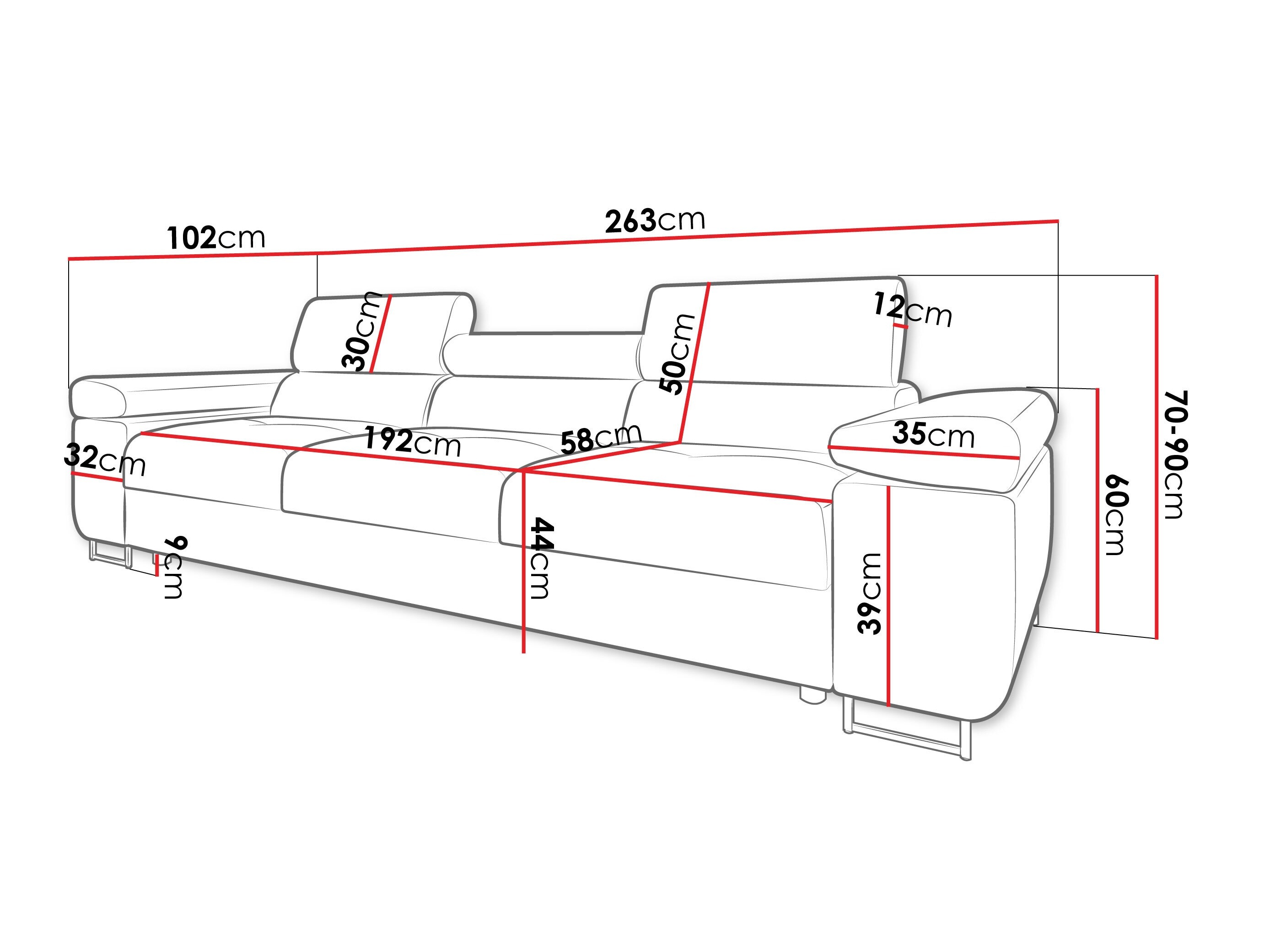 Καναπές Comfivo Vinetum III (Flow 06)