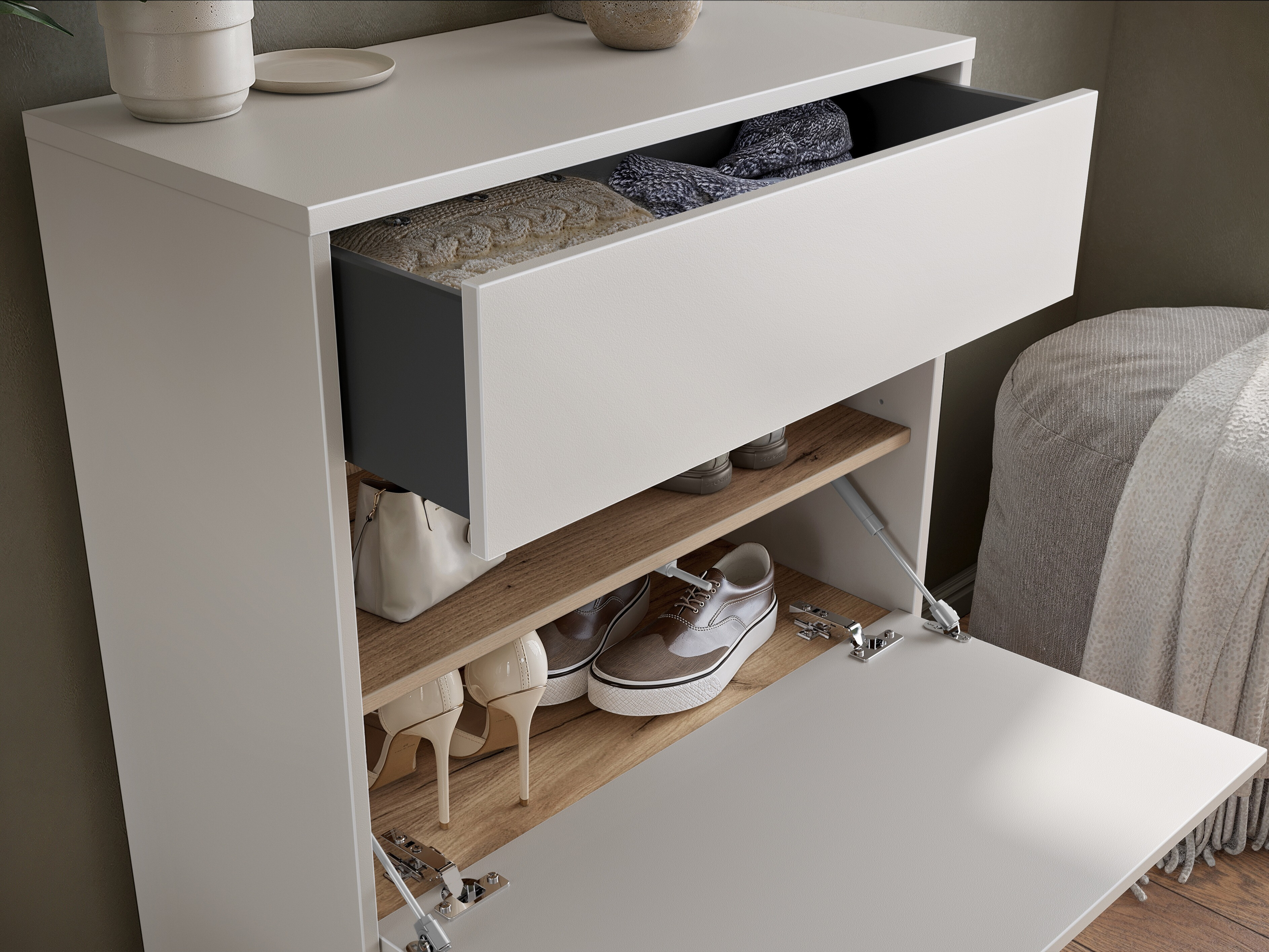 Παπουτσοθήκη Levfena 102 (Κασμίρι + Navarra δρυς)