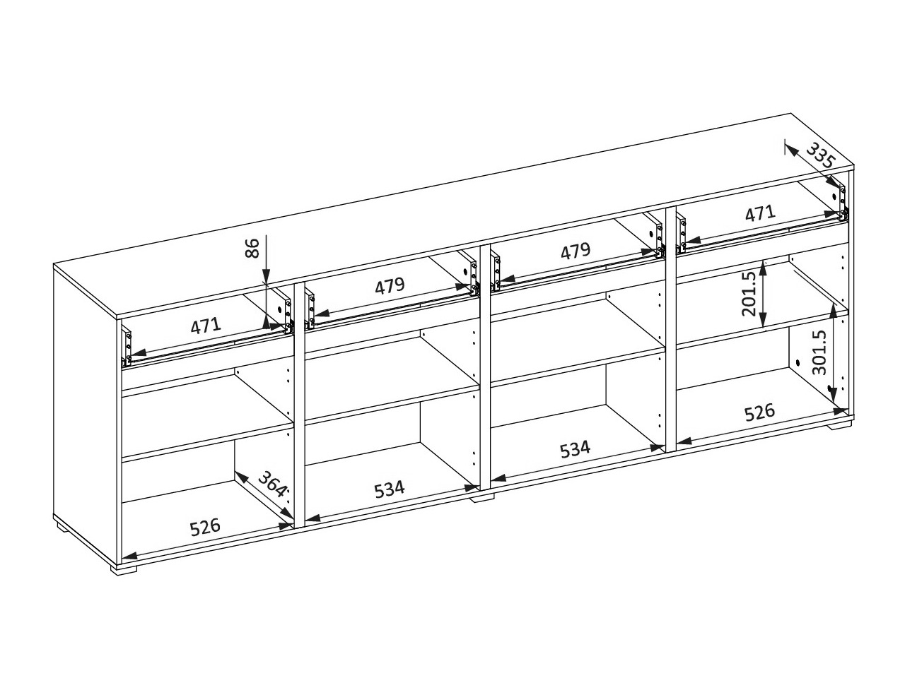Συρταριέρα SG4290