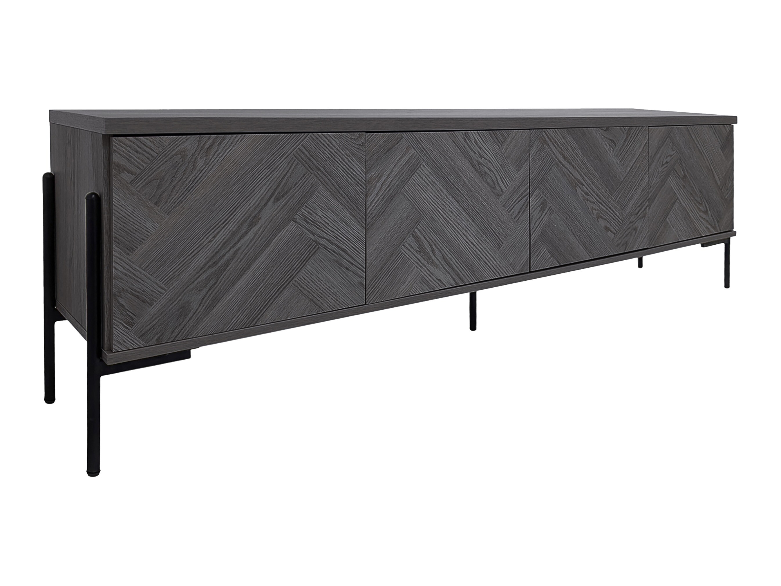 Έπιπλο τηλεόρασης Denton 1525 (Γκρι δρυς)