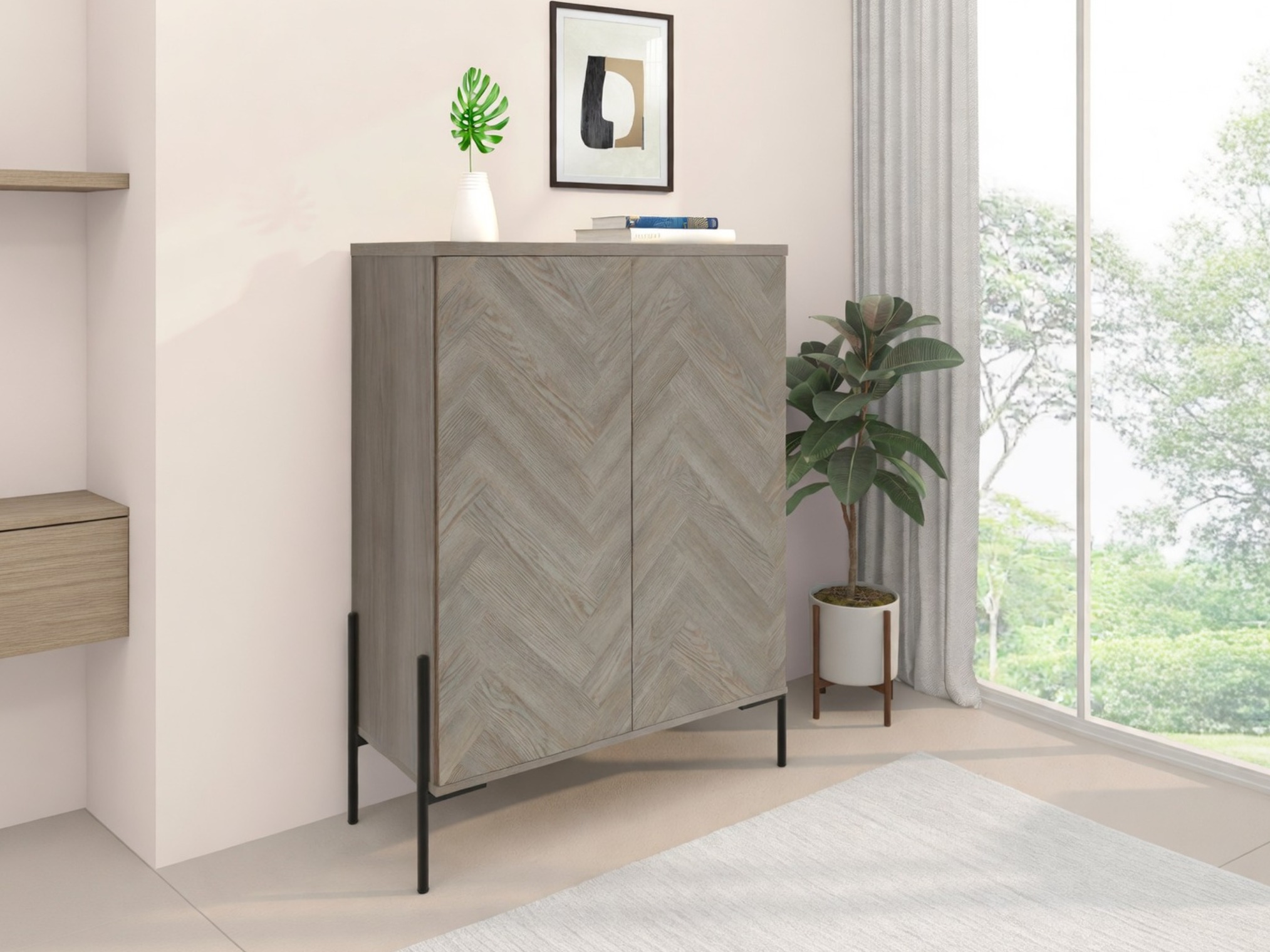 Μπουφέ Denton 1524 (Δρυς)