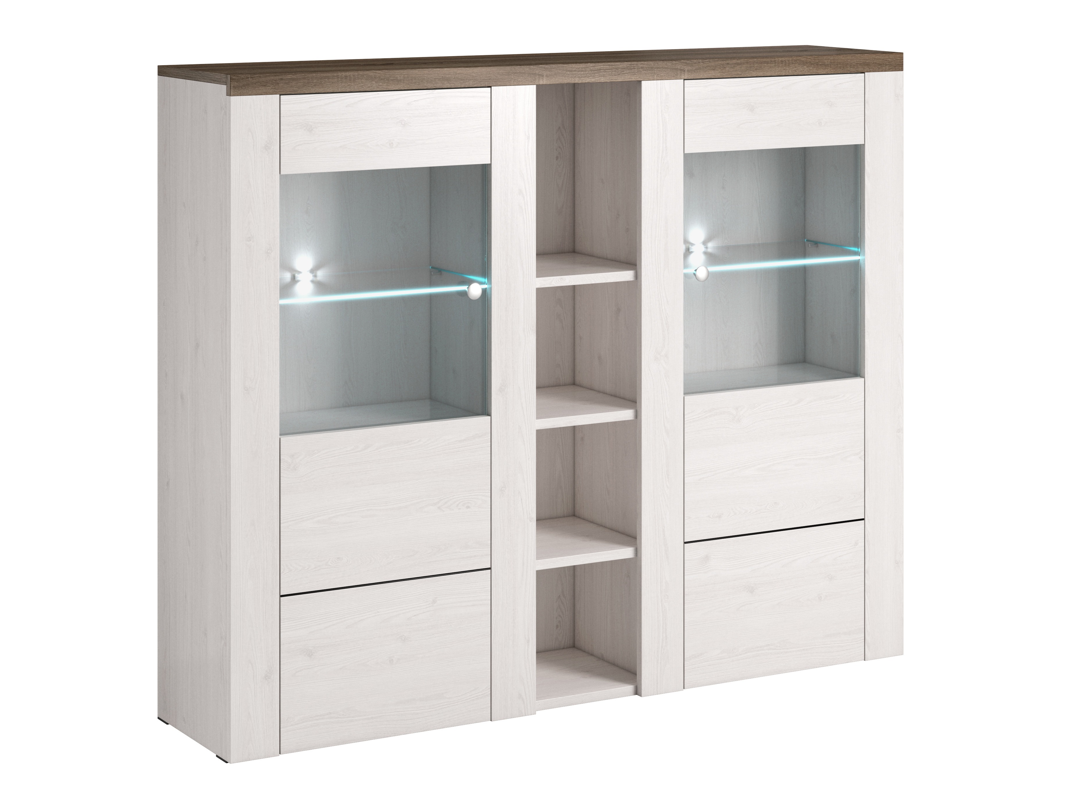 Μπουφέ Salelbo 105 (Σιμπού λεύκα + Τρούφελο δρυς)