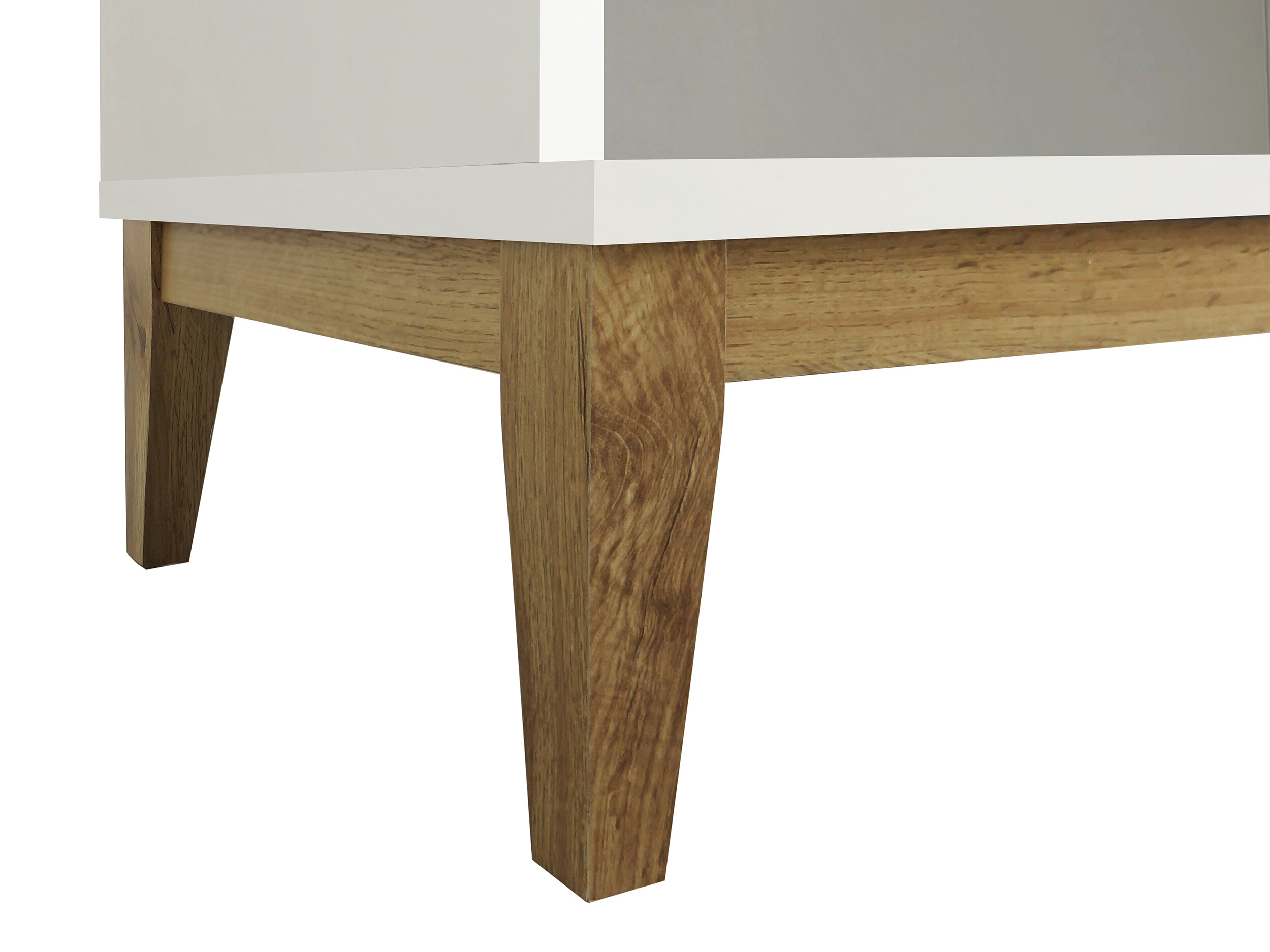 Βιβλιοθήκη Felmelo 101 (Άσπρο + Δρυς wotan)