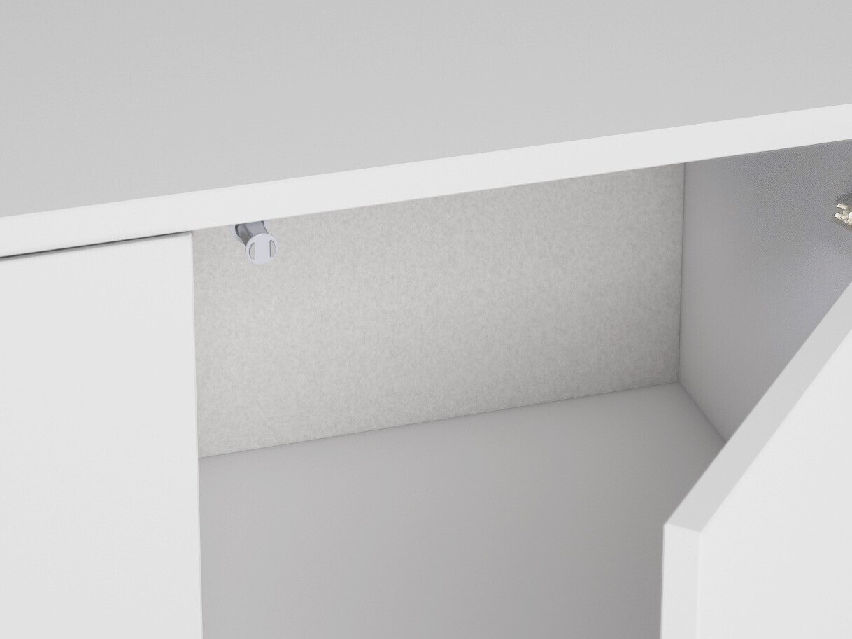 Έπιπλο τηλεόρασης Felmelo 100 (Άσπρο + Δρυς wotan)