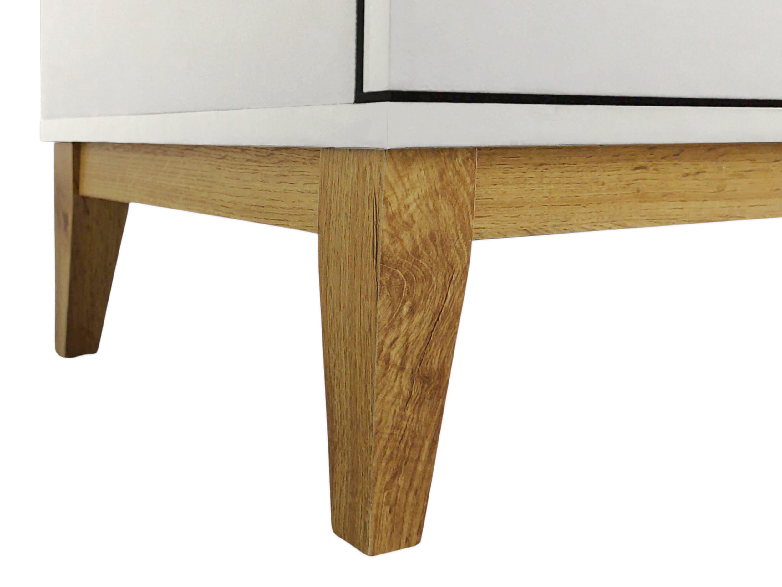 Μπουφέ Felmelo 102 (Άσπρο + Δρυς wotan)