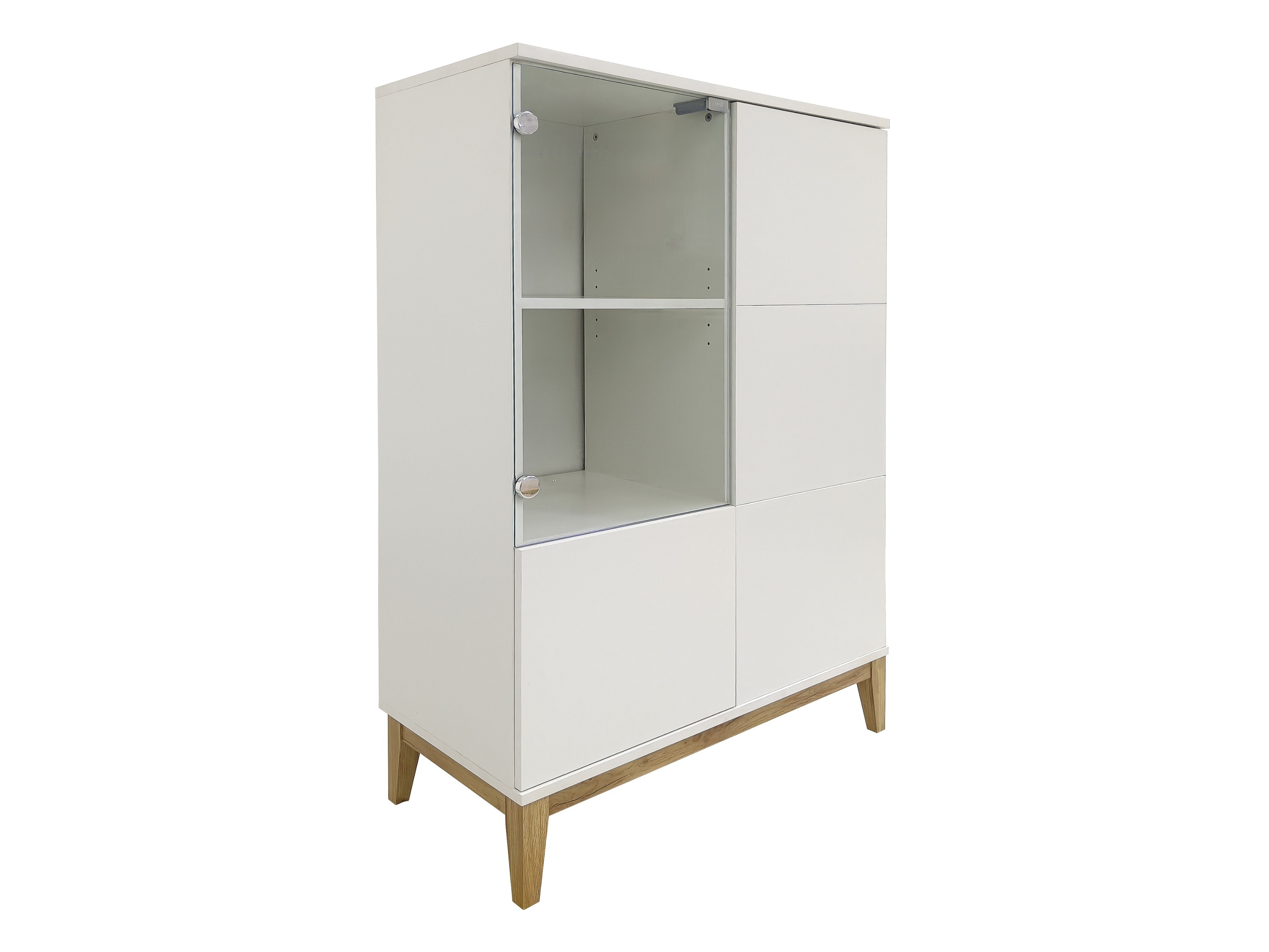 Sideboard Felmelo 102 (White + Wotan Oak)