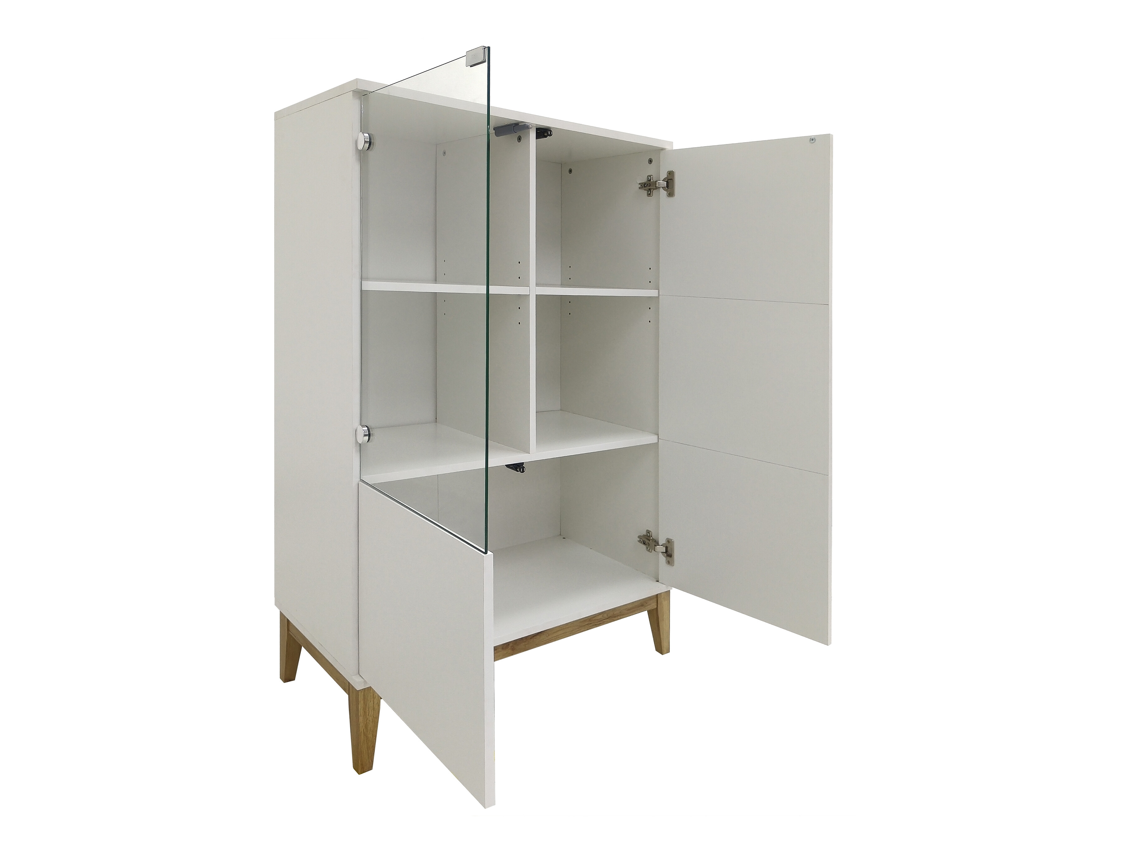 Sideboard Felmelo 102 (White + Wotan Oak)