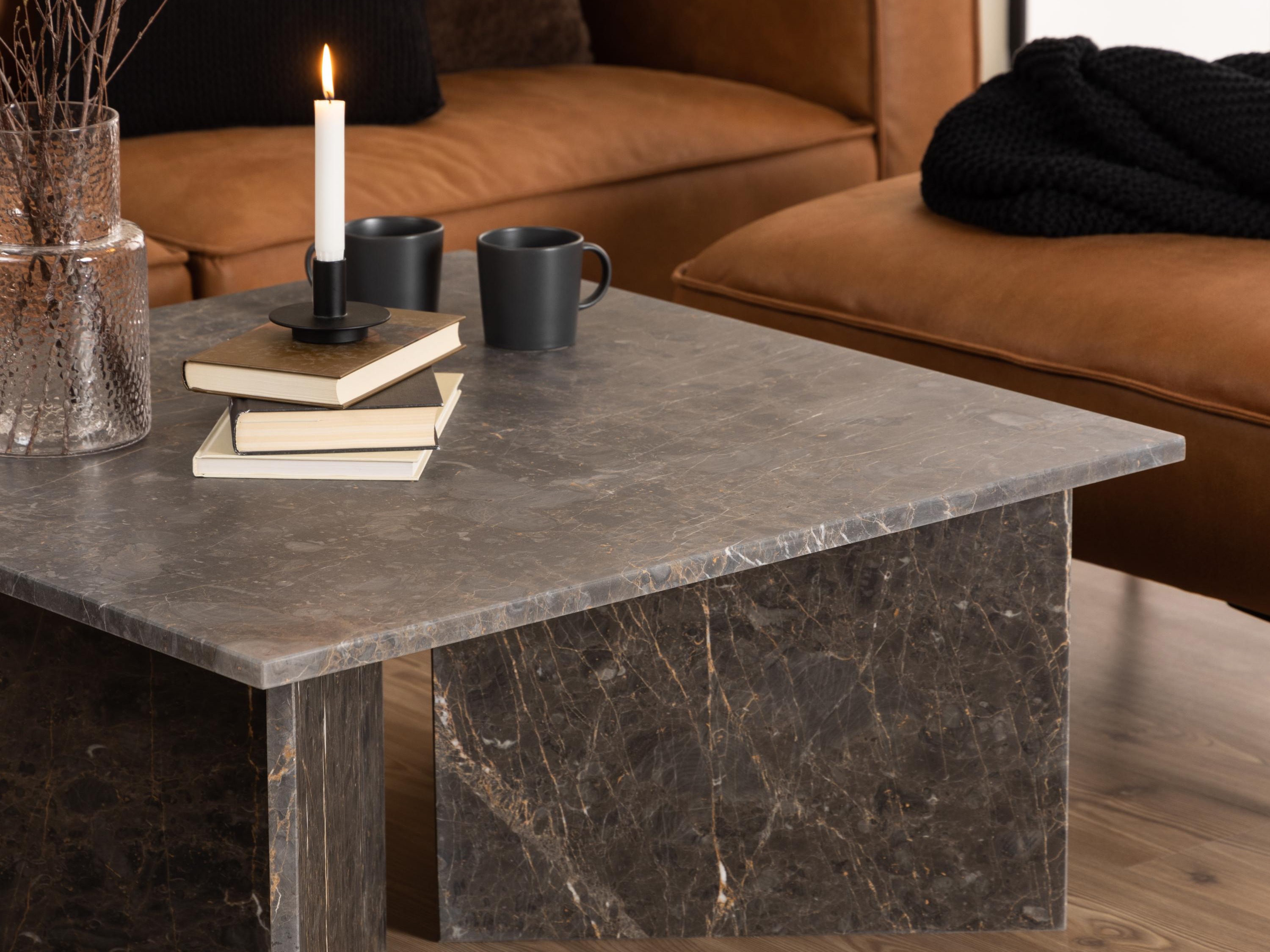 Τραπεζάκι σαλονιού Norsica 971 (Καφέ)