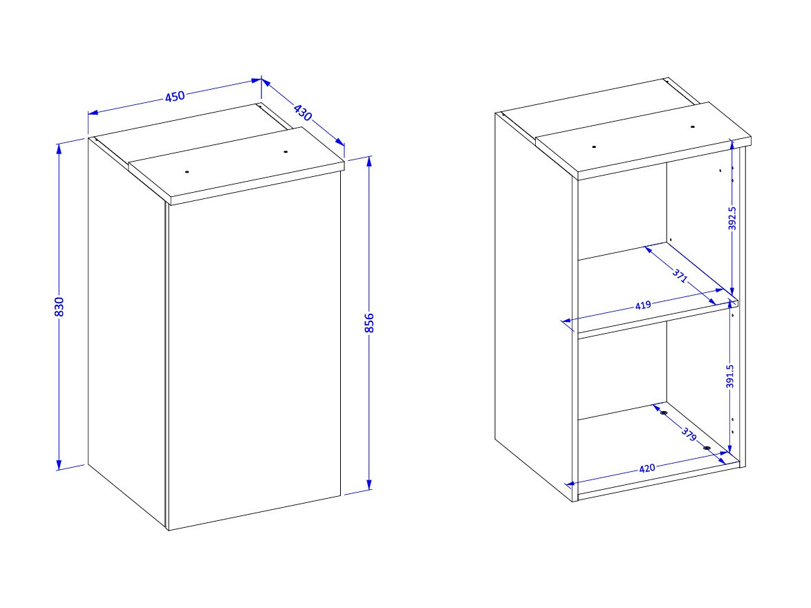 Wall cabinet Nolcala 102 (Oak + Eucalyptus)