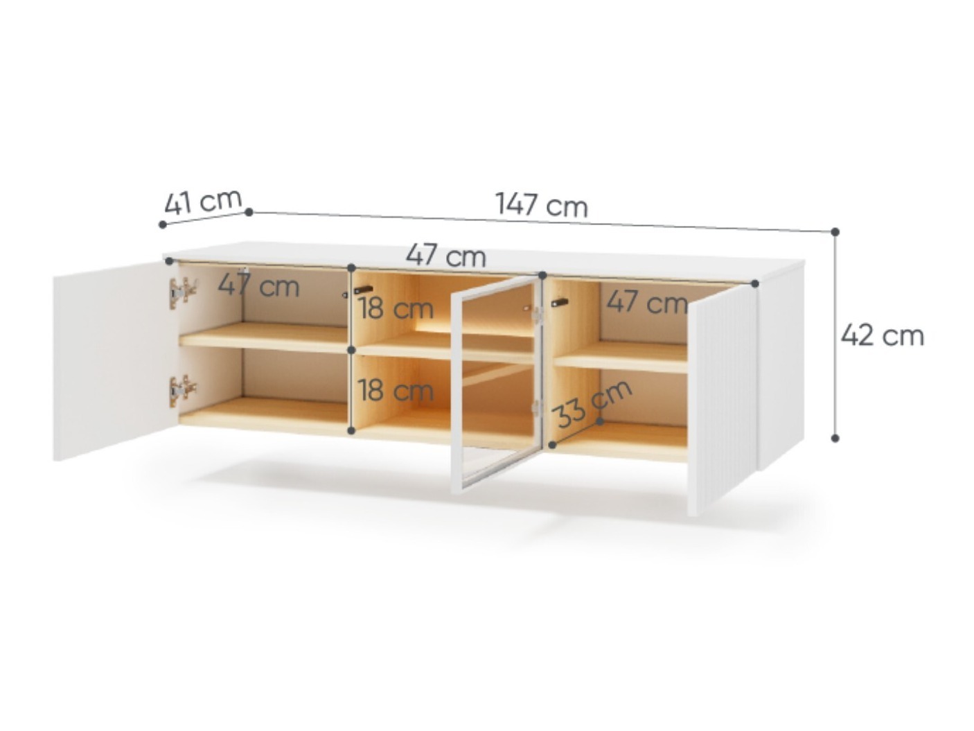Έπιπλο τηλεόρασης Mirbelo 108