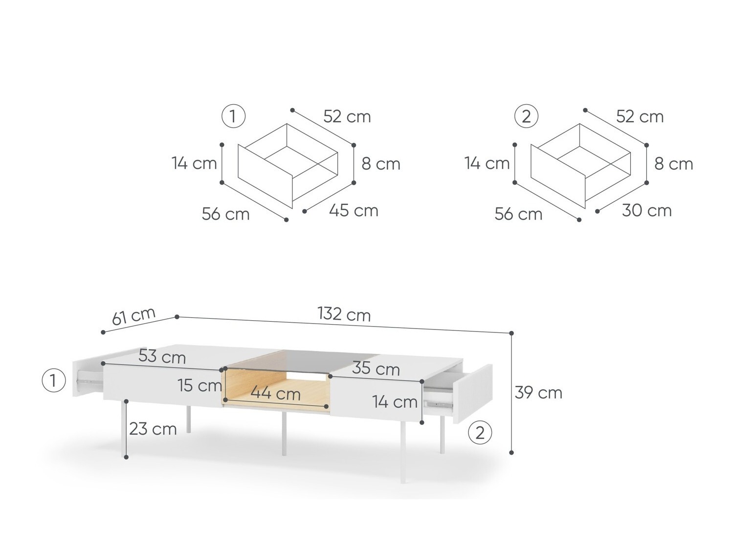 Τραπεζάκι σαλονιού Mirbelo 106