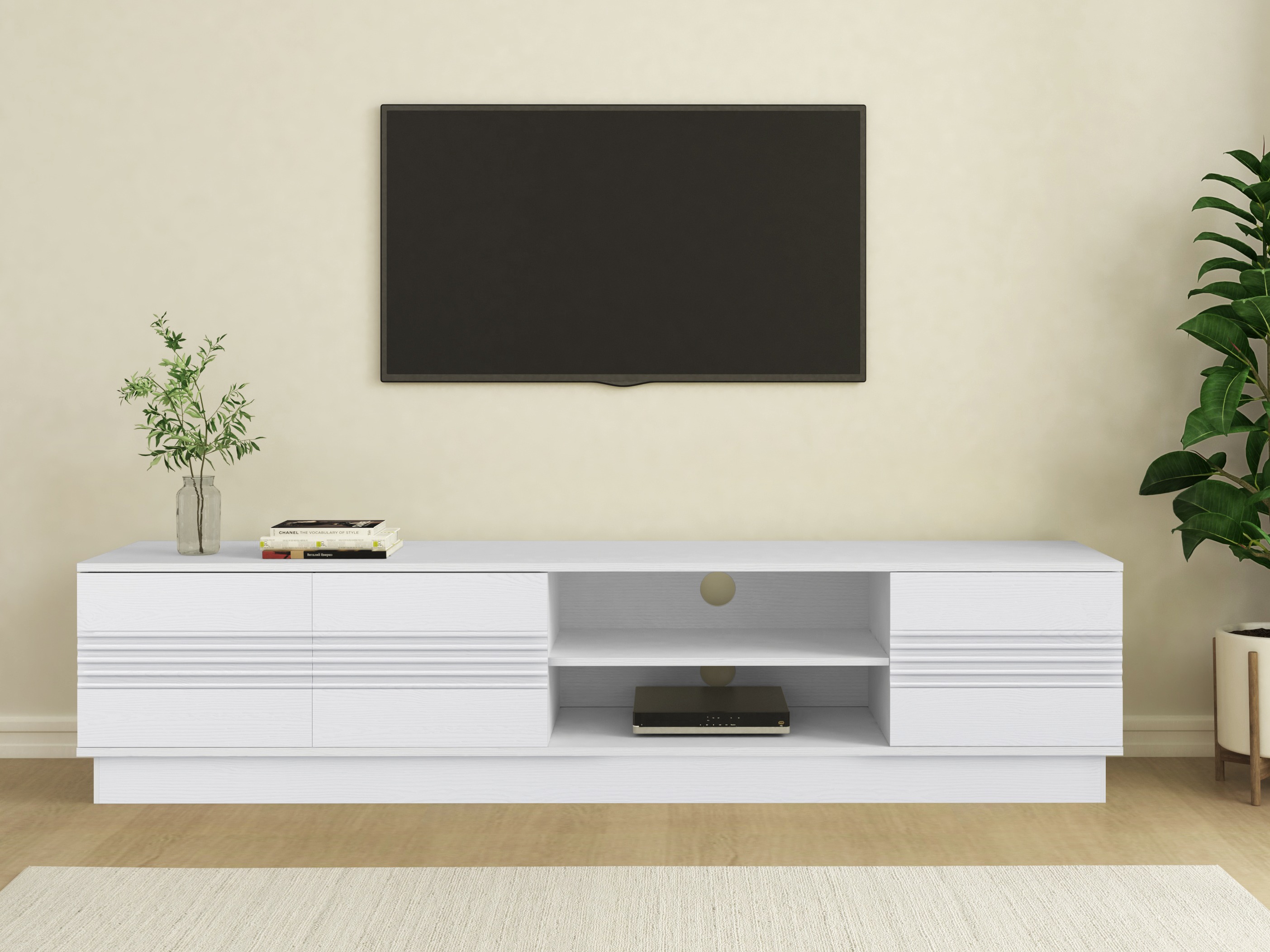 TV stand Denton 1526 (White)