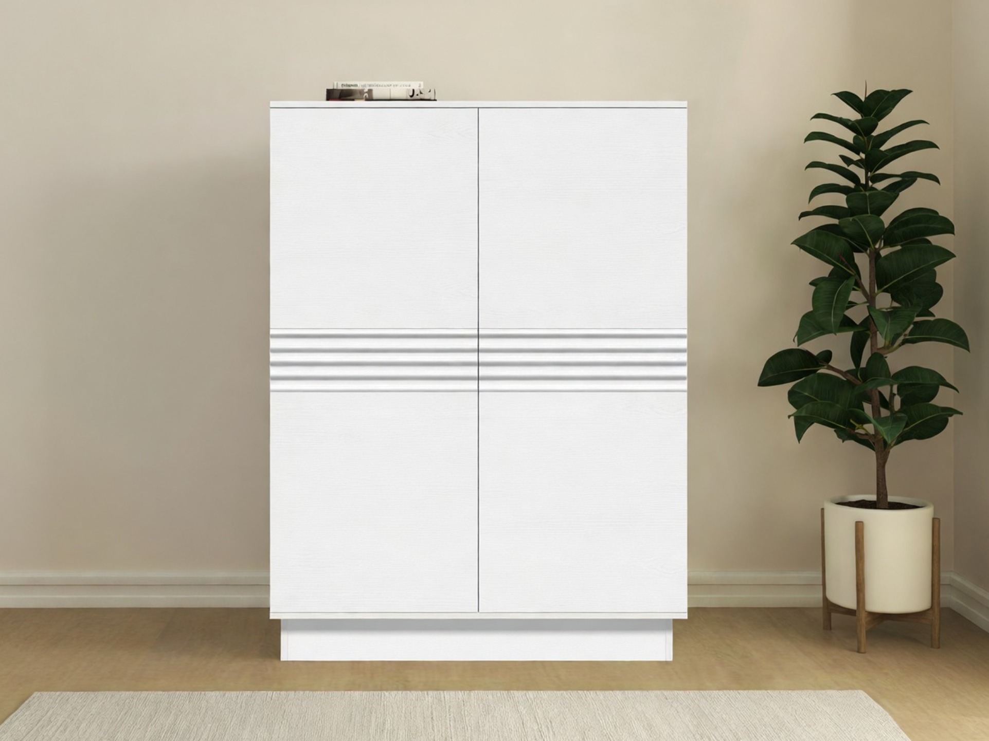 Μπουφέ Denton 1528 (Άσπρο)