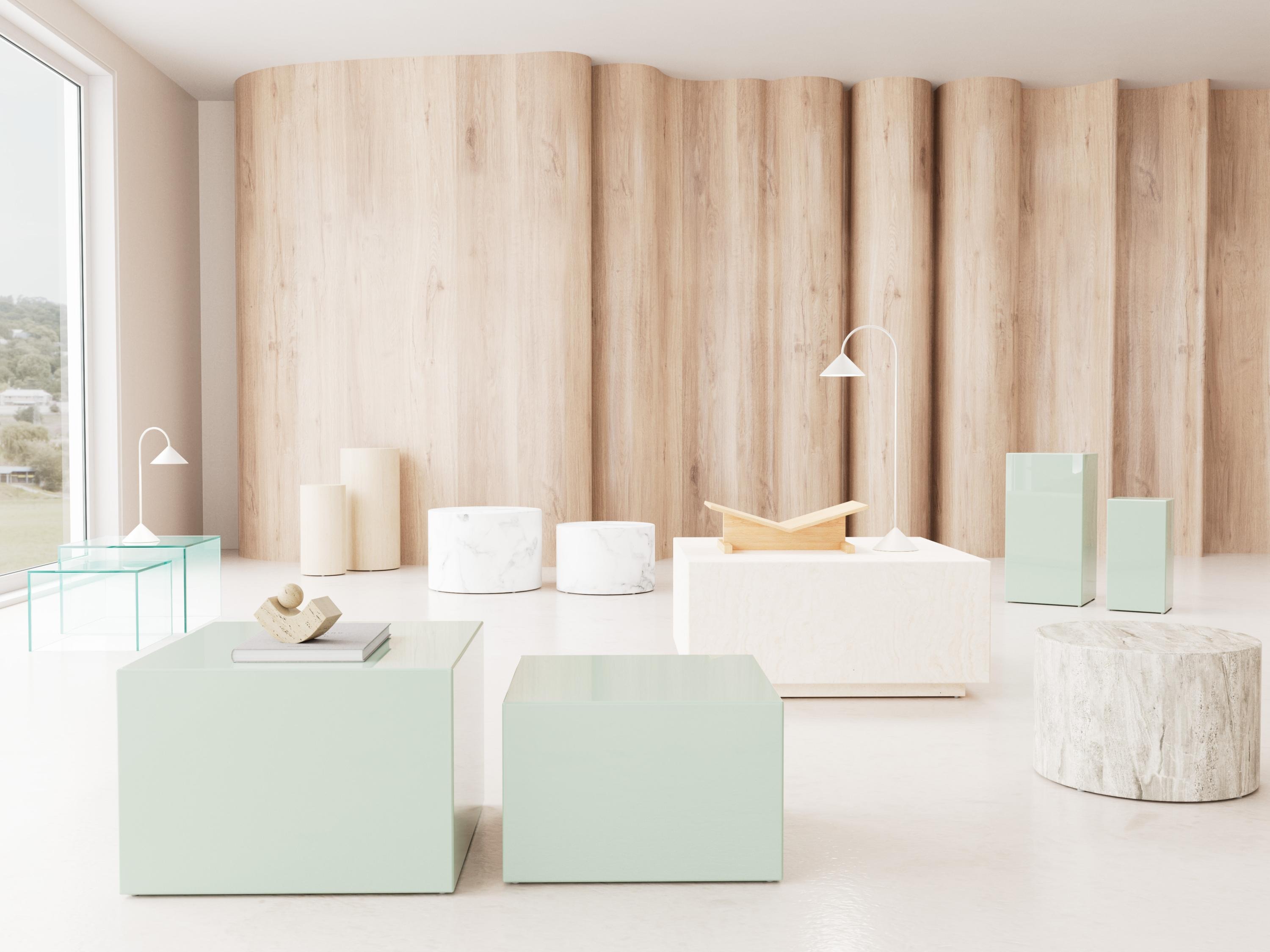 Σετ βοηθητικών τραπεζιών Norsica 912 (Μπεζ)