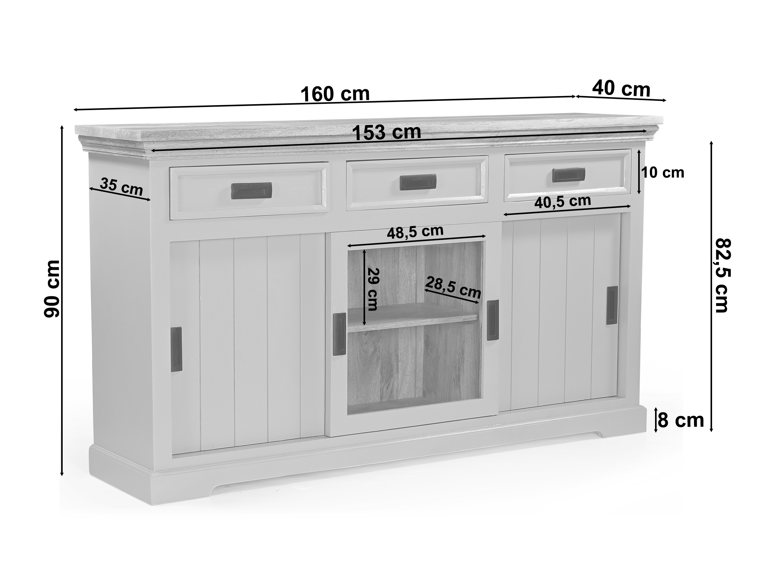 Συρταριέρα Denton 1531