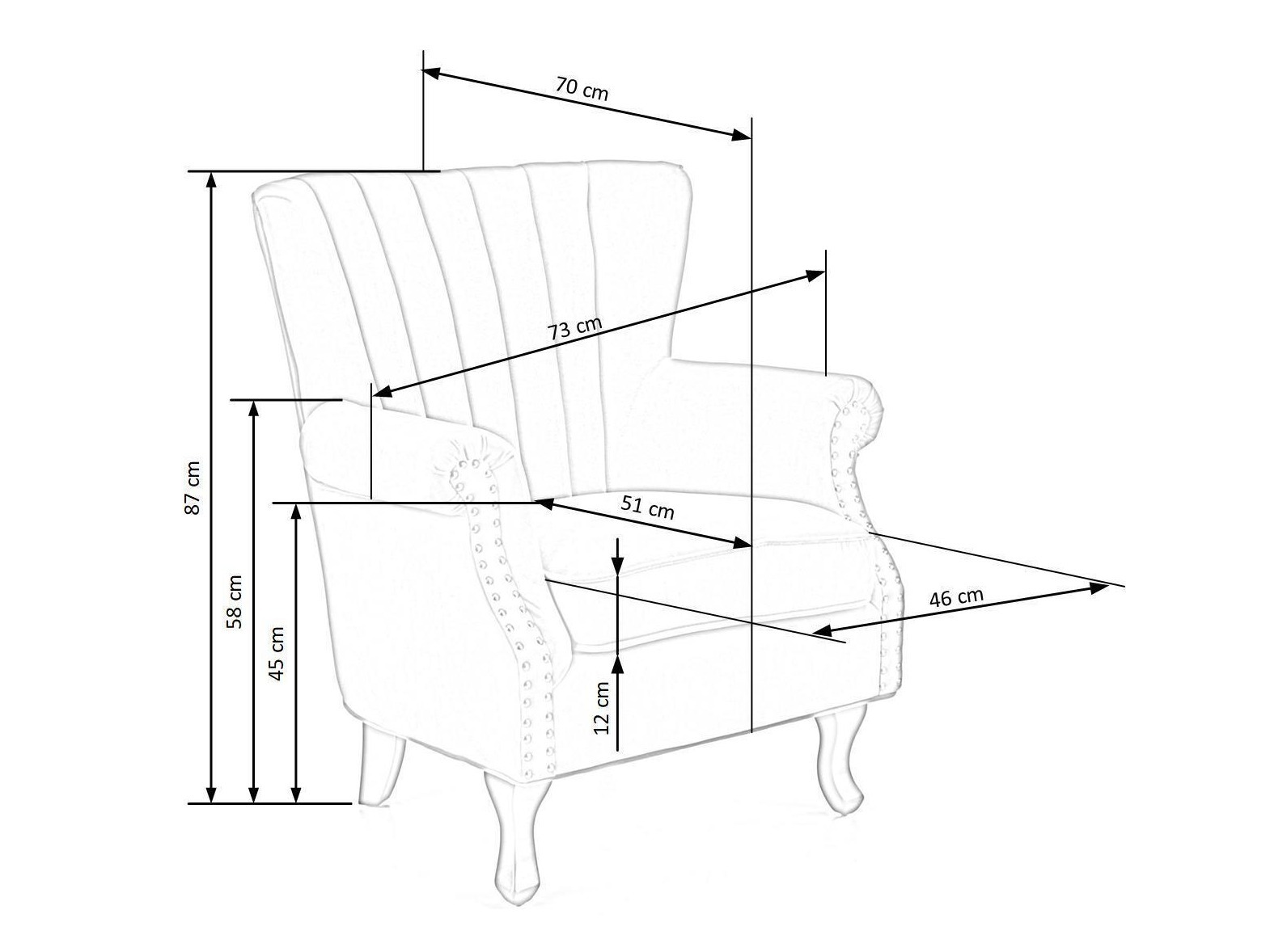 Πολυθρόνα Houston 1105 (Γκρι)