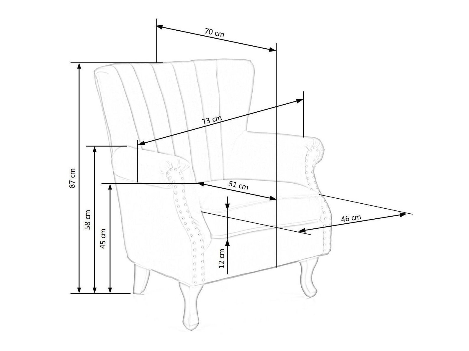 Πολυθρόνα Houston 1105 (Μπεζ)