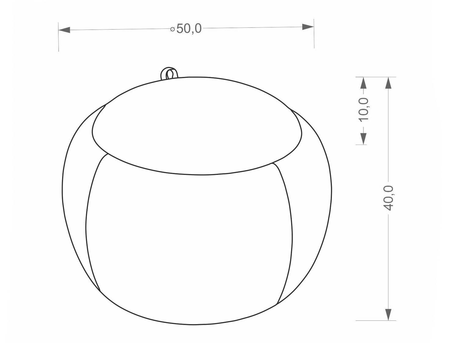 Σκαμπό σαλονιού Houston 2108 (Μπεζ)