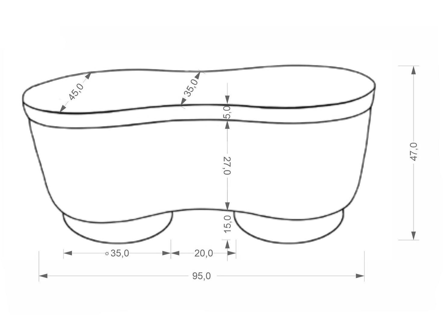 Ταμπουρέ Houston 2110 (Μπεζ)