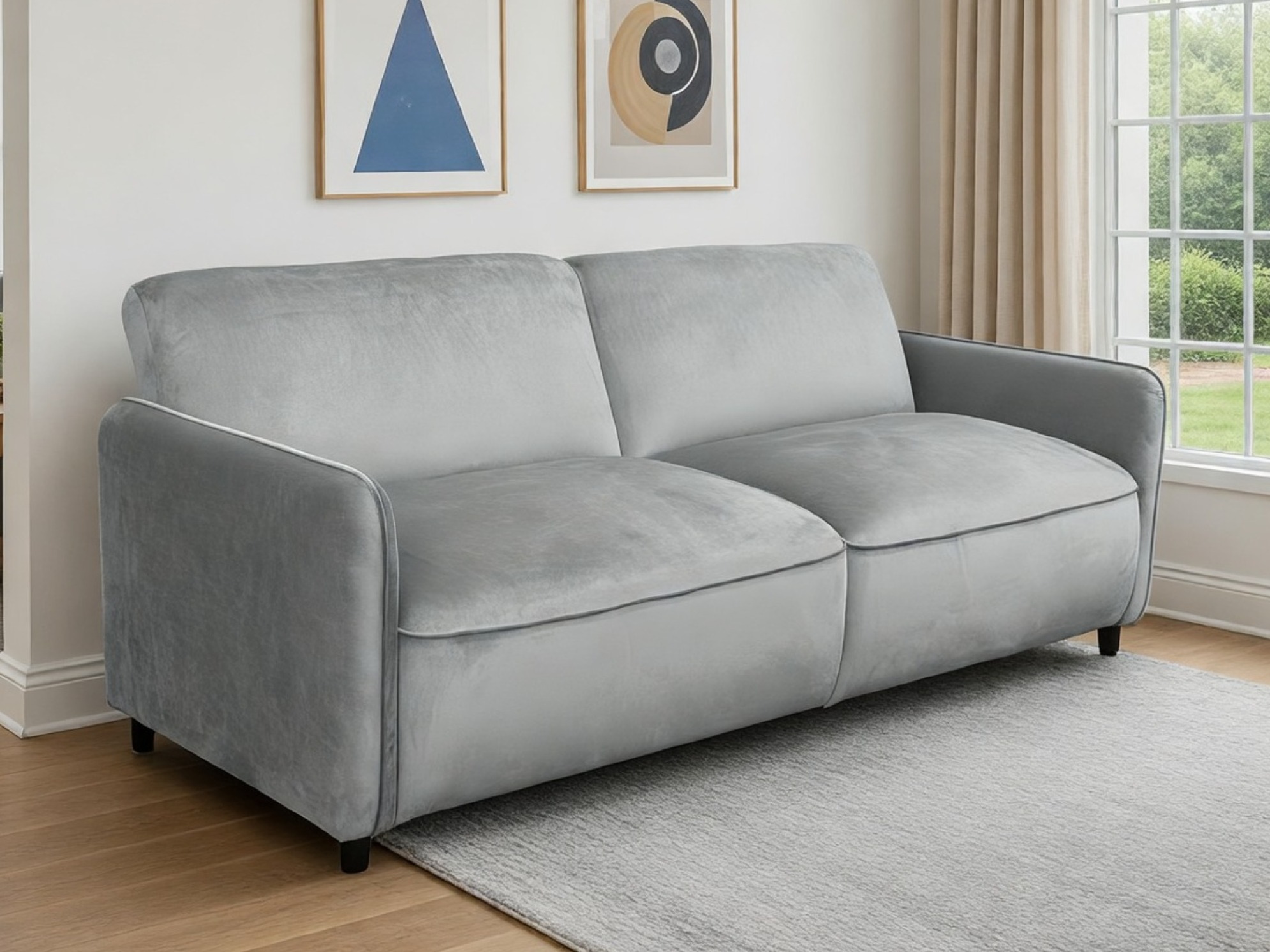 Sofa bed Tulsa 681 (Light grey)