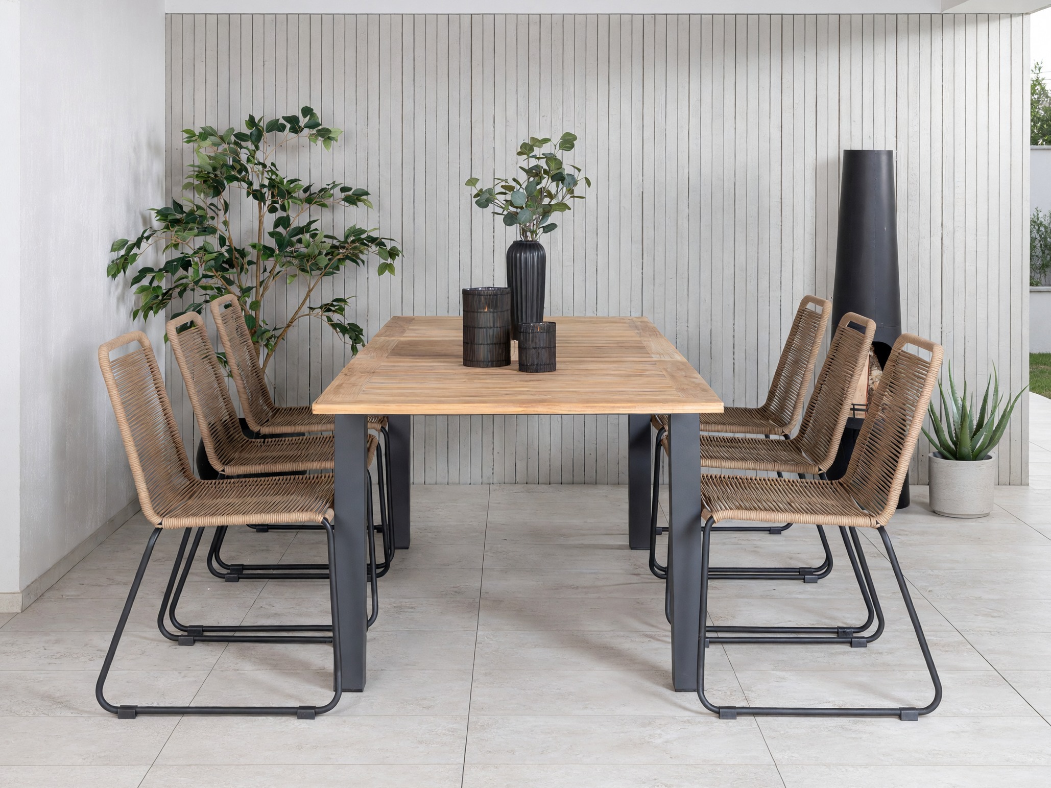 Σετ Τραπέζι και καρέκλες Dallas 5202