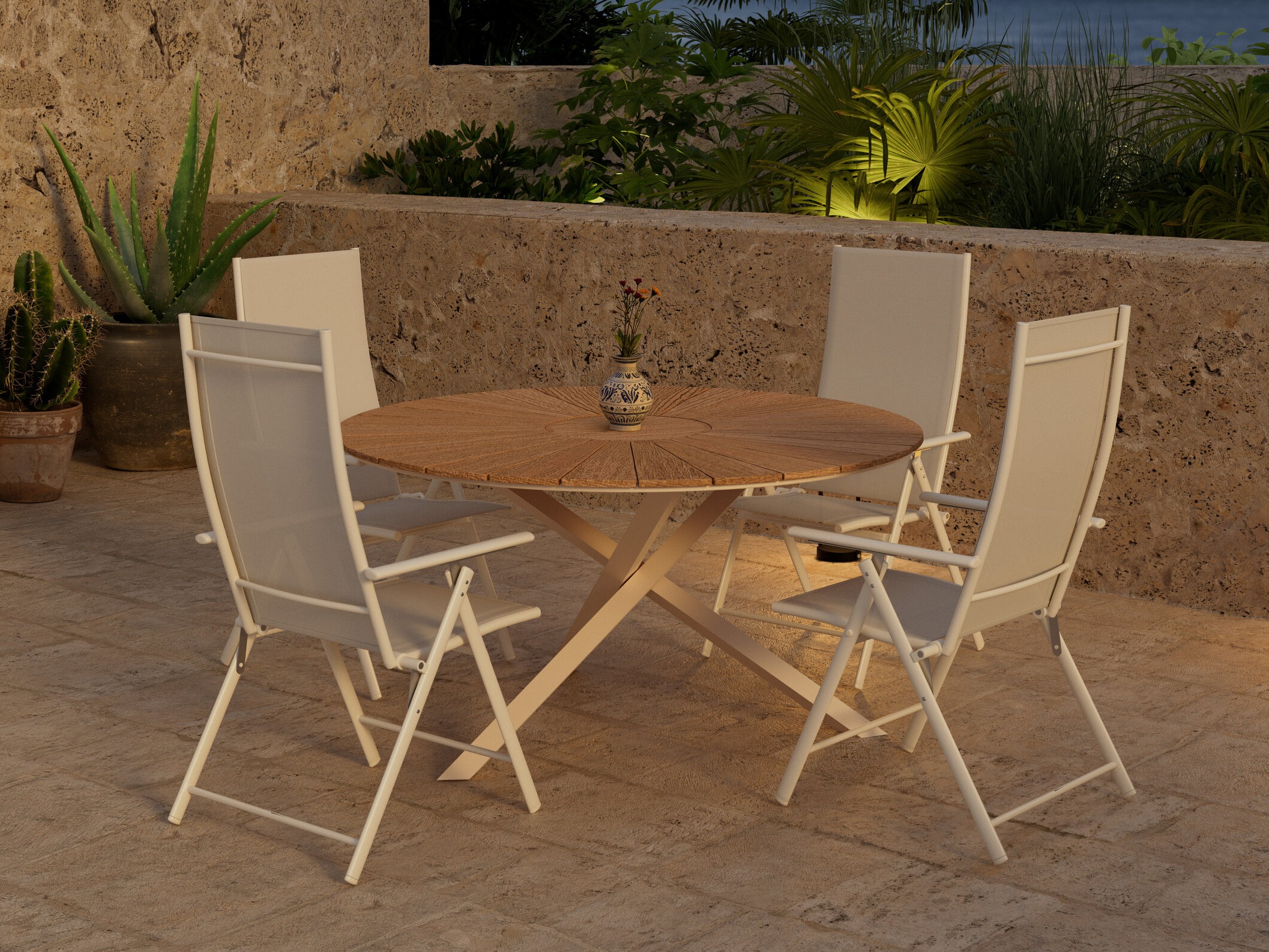 Σετ Τραπέζι και καρέκλες Dallas 5209