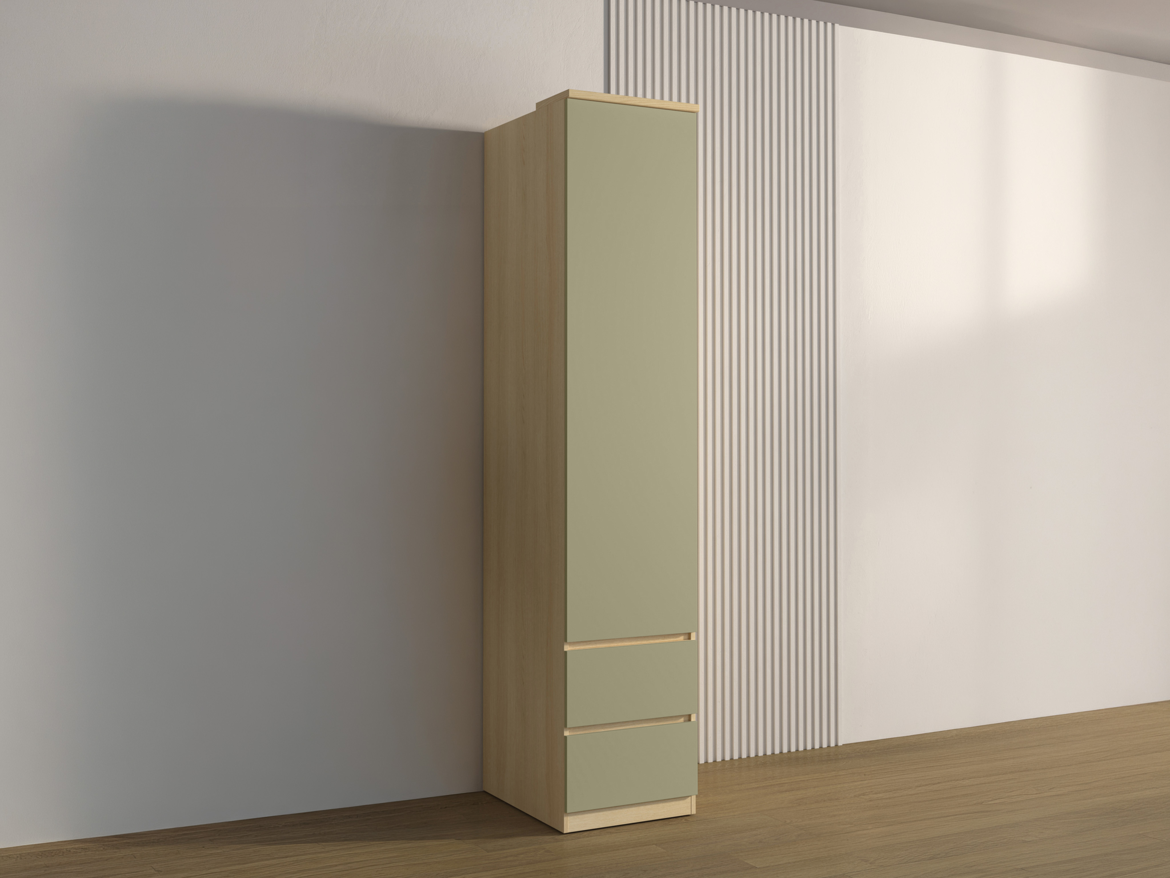 Wardrobe Nolcala 119 (Oak + Eucalyptus)