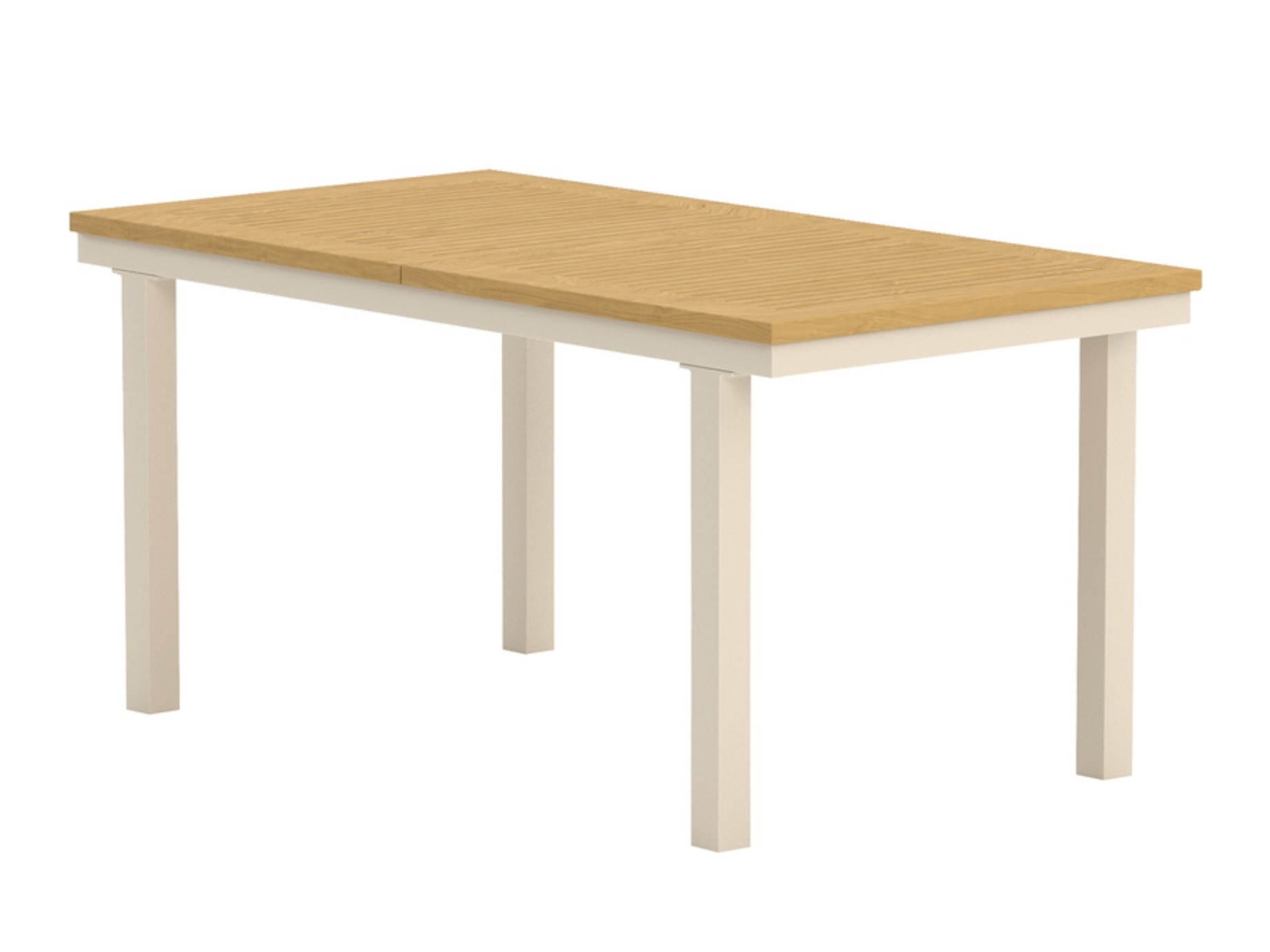 Σετ Τραπέζι και καρέκλες Dallas 5203 (Ξύλο Teak + Μπεζ)