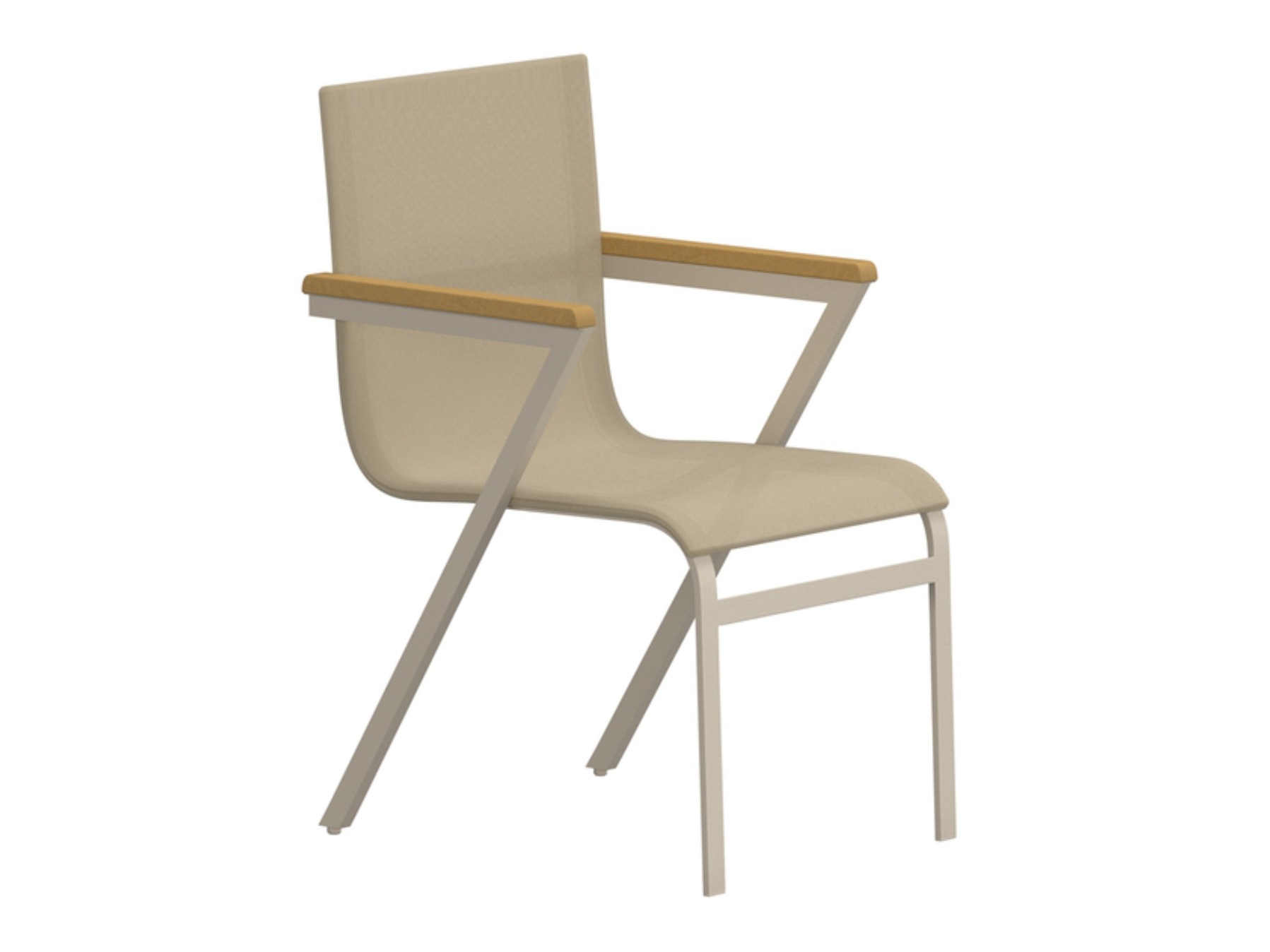 Σετ Τραπέζι και καρέκλες Dallas 5203 (Ξύλο Teak + Μπεζ)