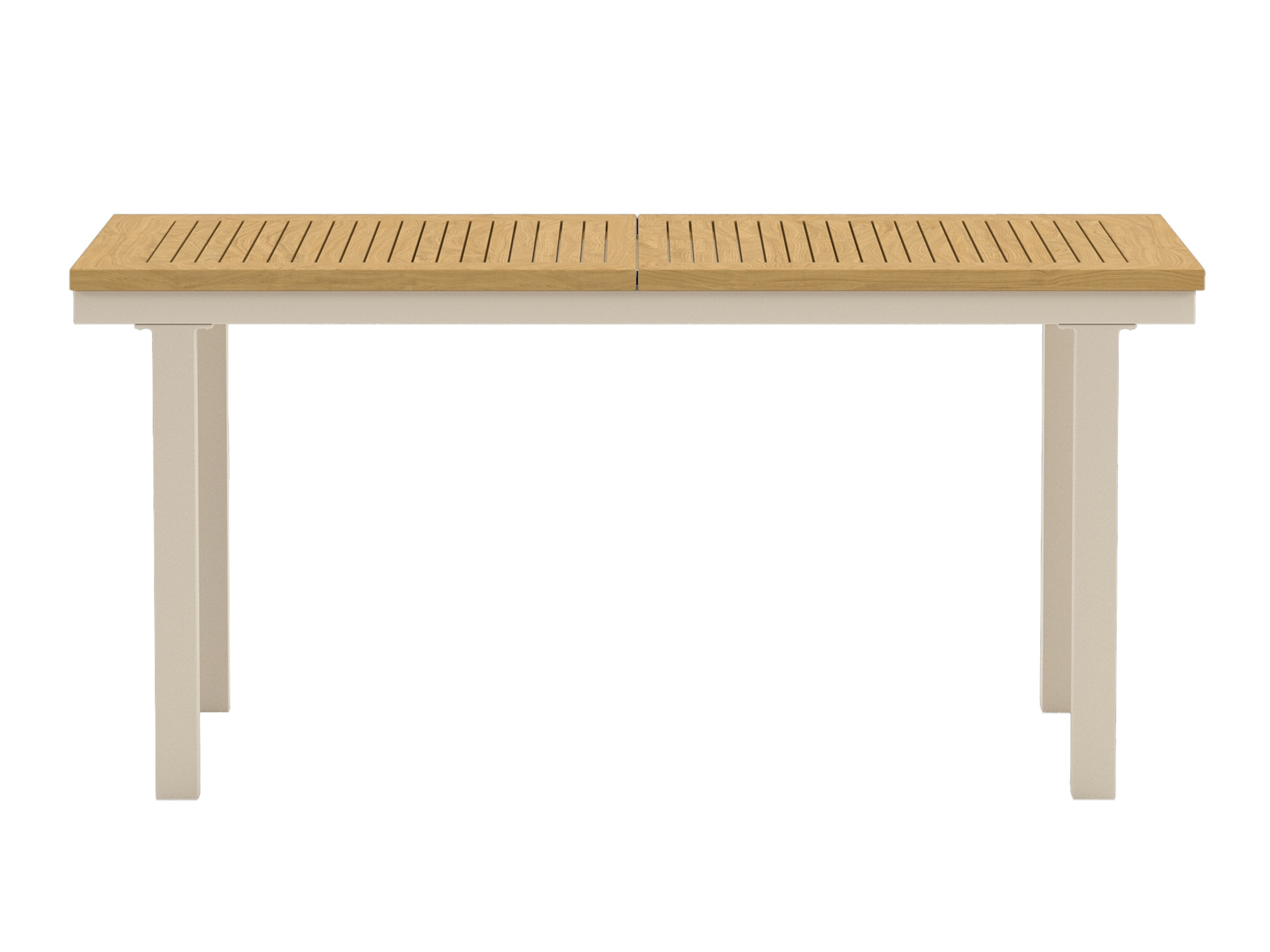 Σετ Τραπέζι και καρέκλες Dallas 5203 (Ξύλο Teak + Μπεζ)
