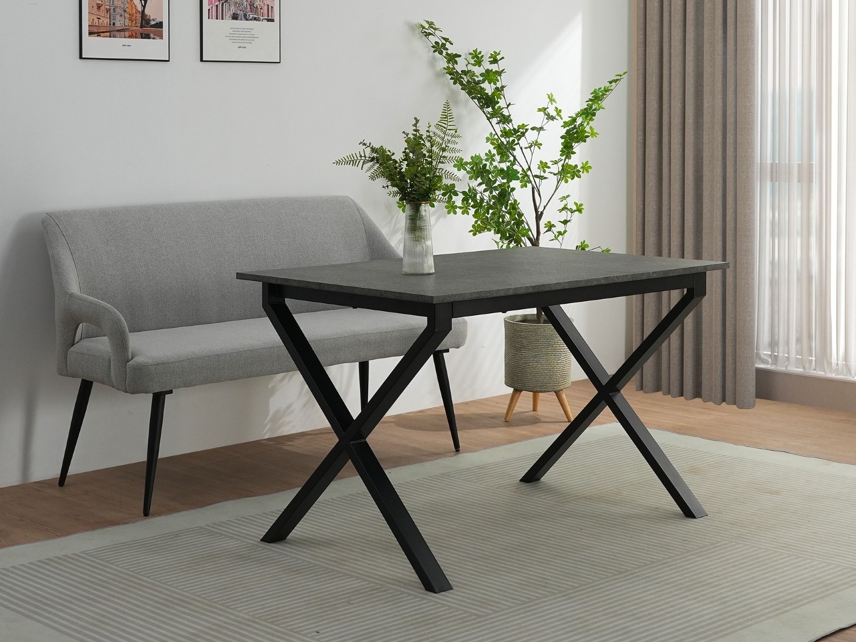 Upholstered bench Denton 1556