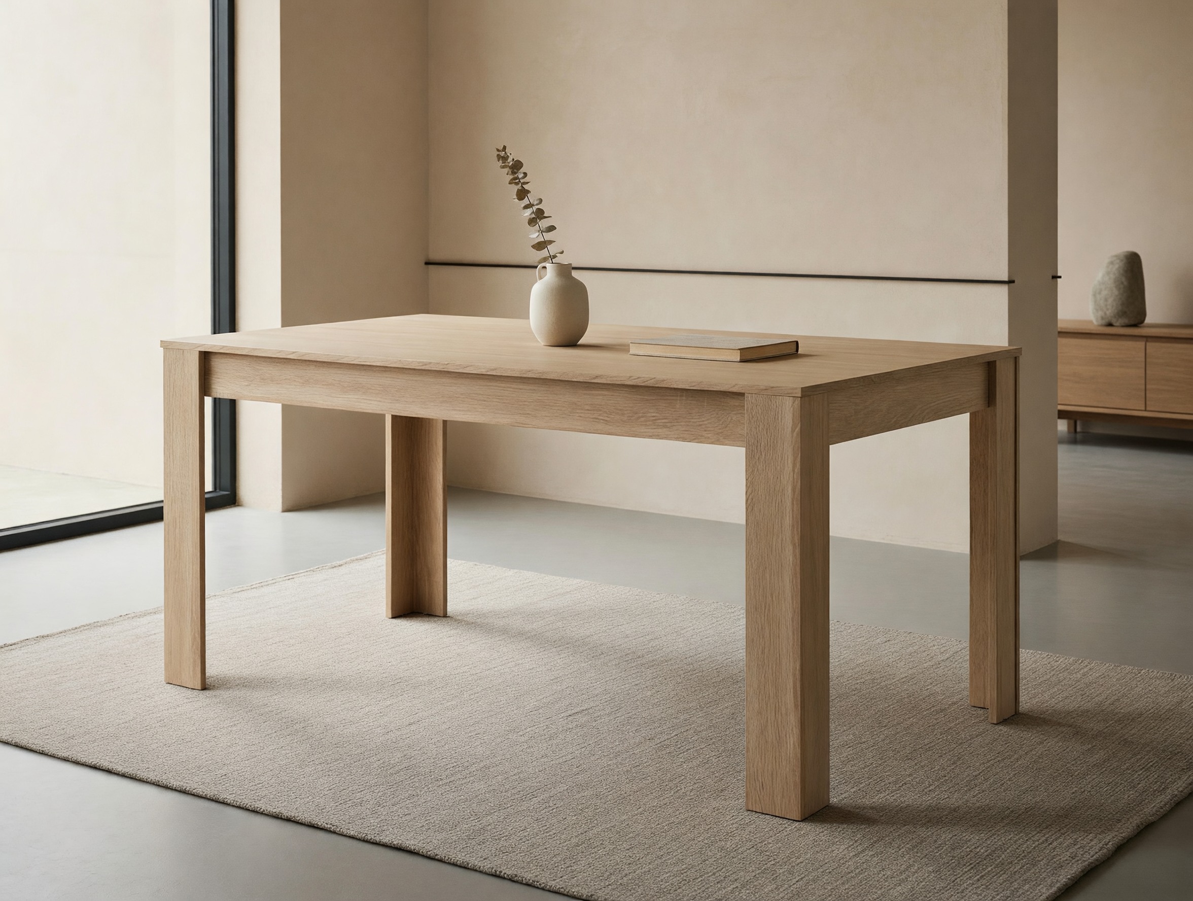 Τραπέζι Denton 628 (Ελαφριά δρυς)