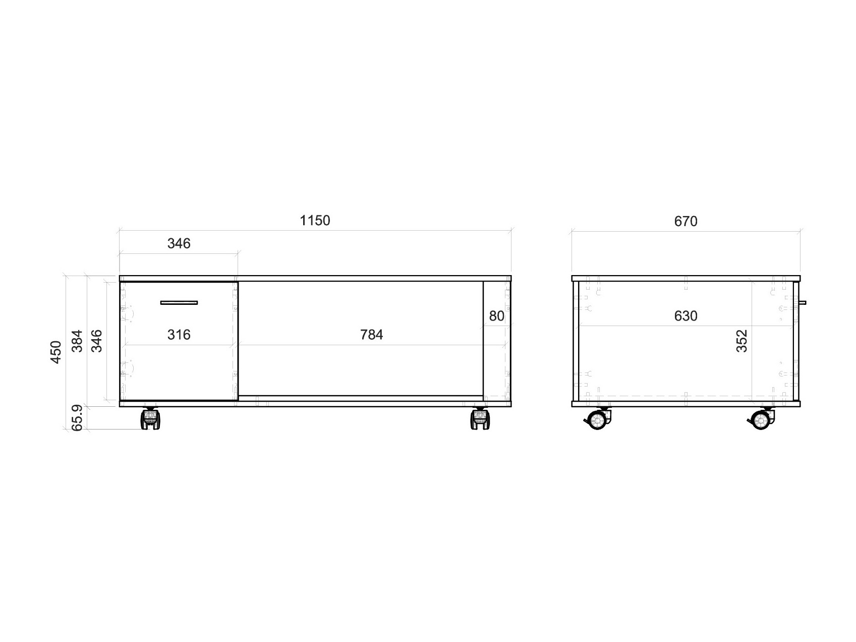 Coffee table Tencati 105