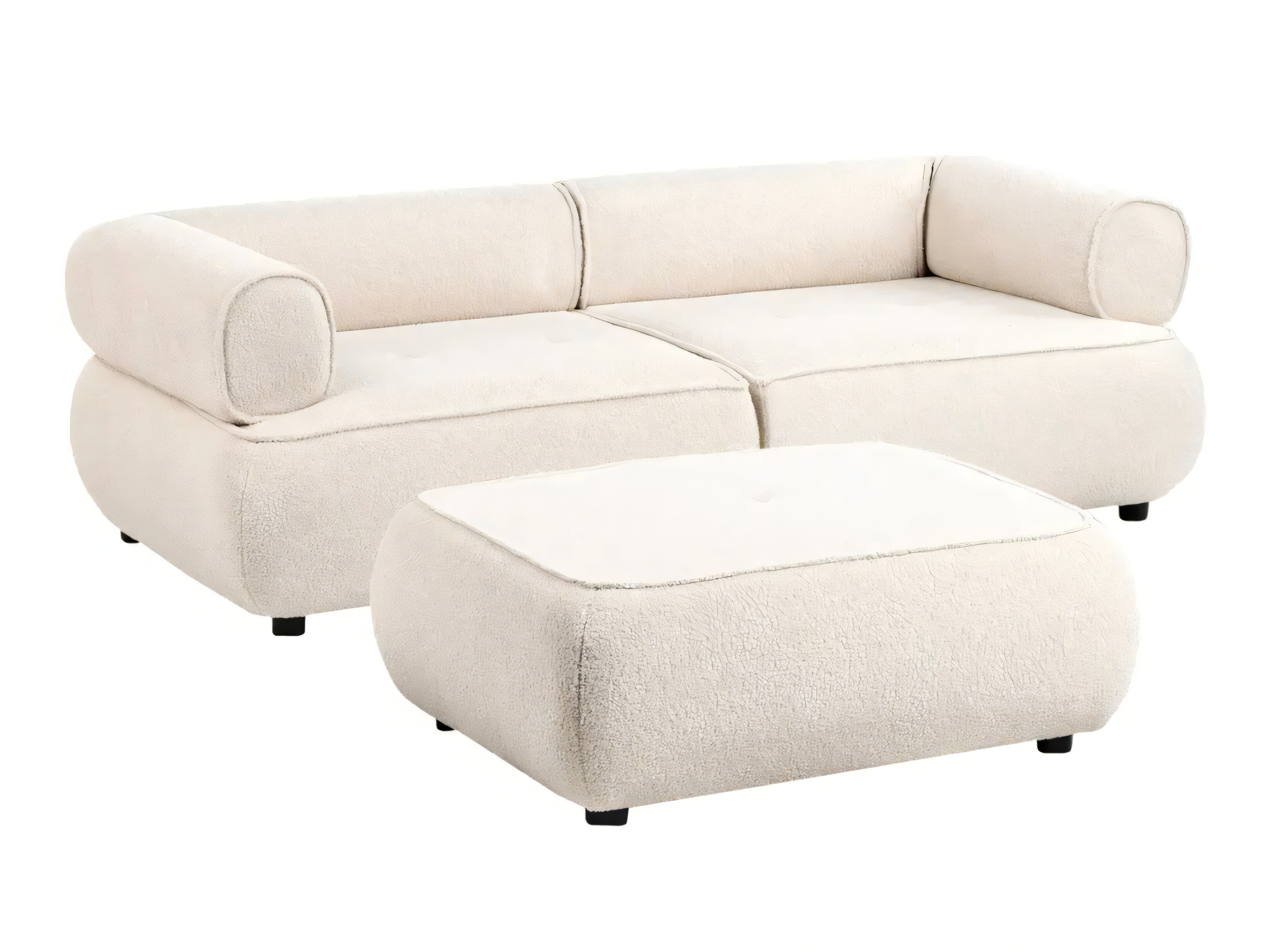 Σετ ταπετσαρισμένων επίπλων Berwyn 3266 (Άσπρο)